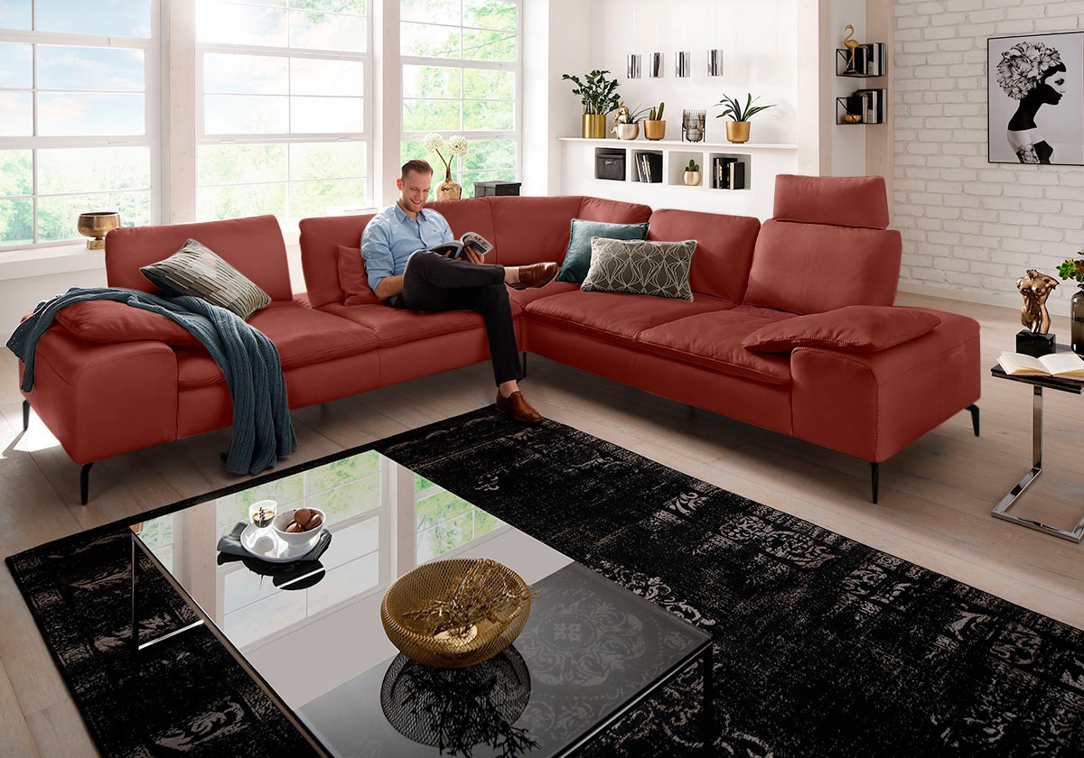 W.SCHILLIG Ecksofa »valentinoo, Designsofa, elegant und bequem, L-Form«, (Set), mit Sitztiefenverstellung, Breite 318 cm