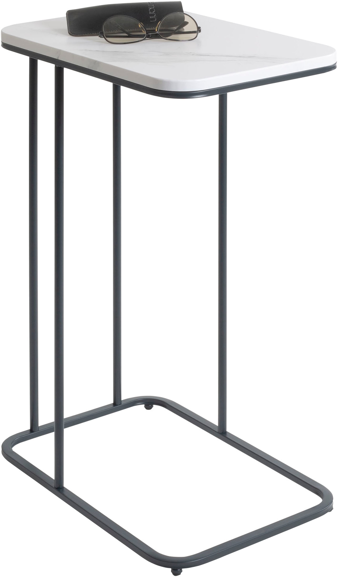 HAKU Beistelltisch »Sofatisch, Wohnzimmertisch« 1 Stk. tlg. rechteckig - aus Metall Anthrazit B/T/H 45/30/67 cm