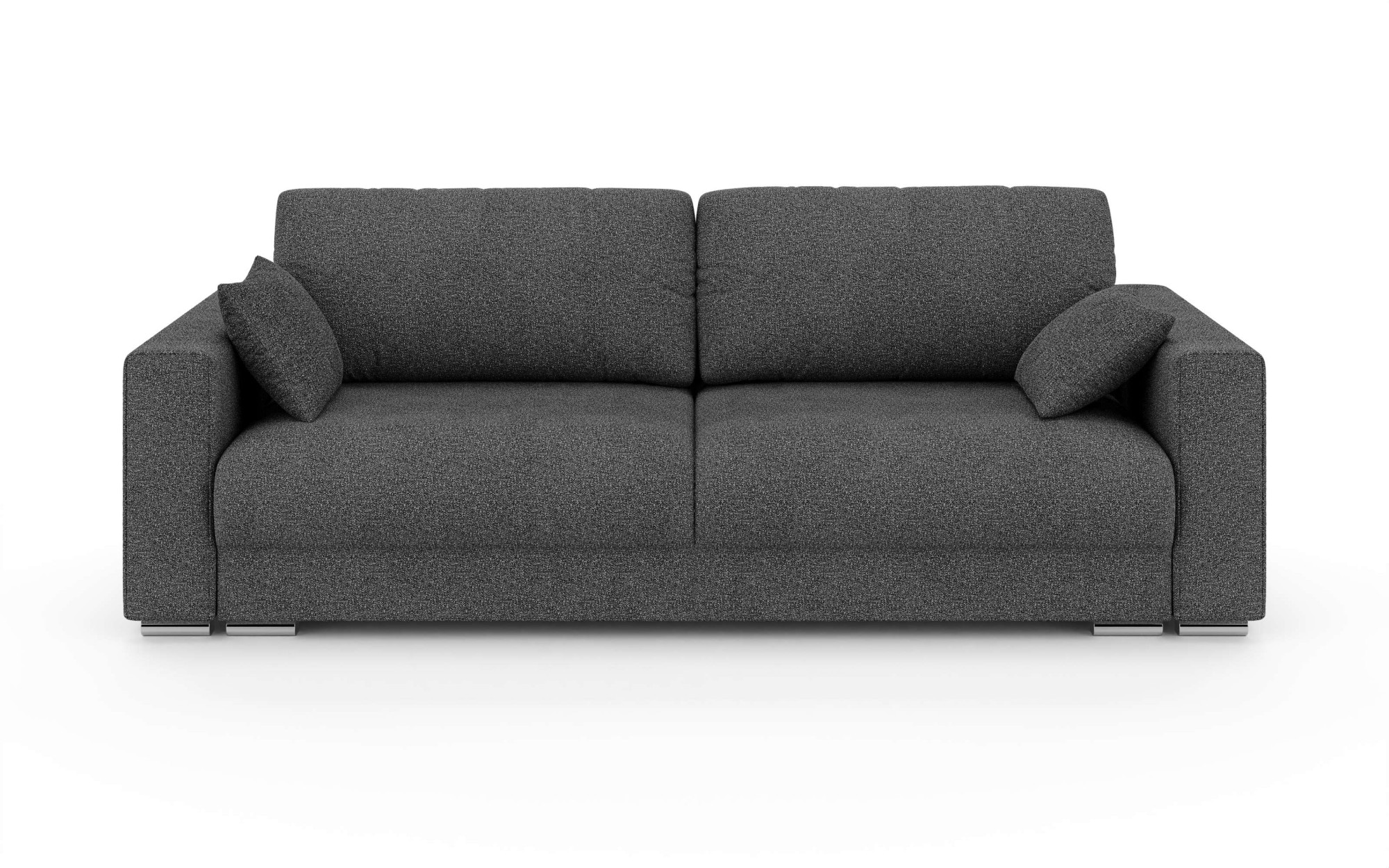 INOSIGN 3-Sitzer »Stevinson Schlafsofa mit Bettkasten, Maße B/H/T: 229/87/97 cm«, mit Wellenunterfederung, 2 Rückenkissen und 2 Zierkissen