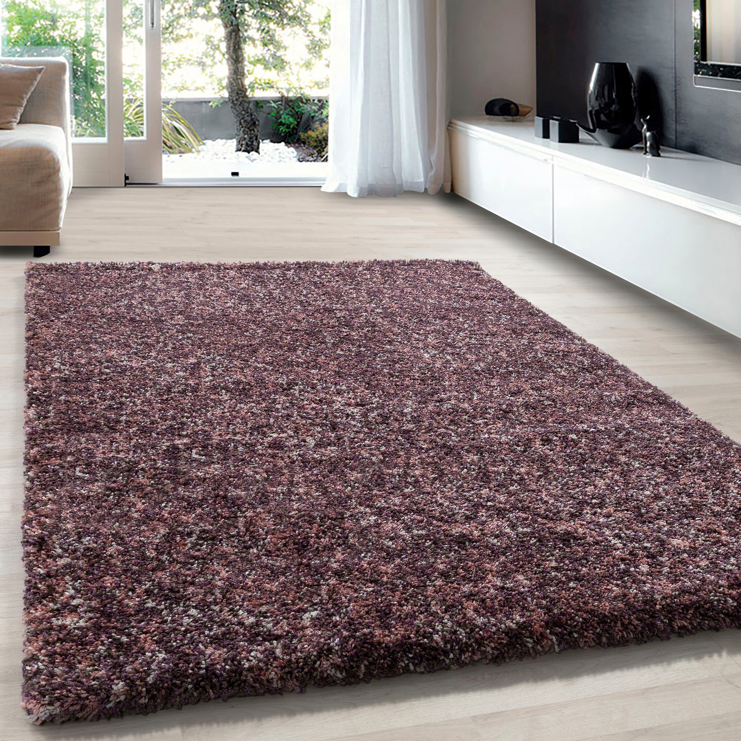 Ayyildiz Teppiche Hochflor-Teppich »Enjoy Shaggy«, rechteckig, 50 mm Höhe, Wohnzimmer