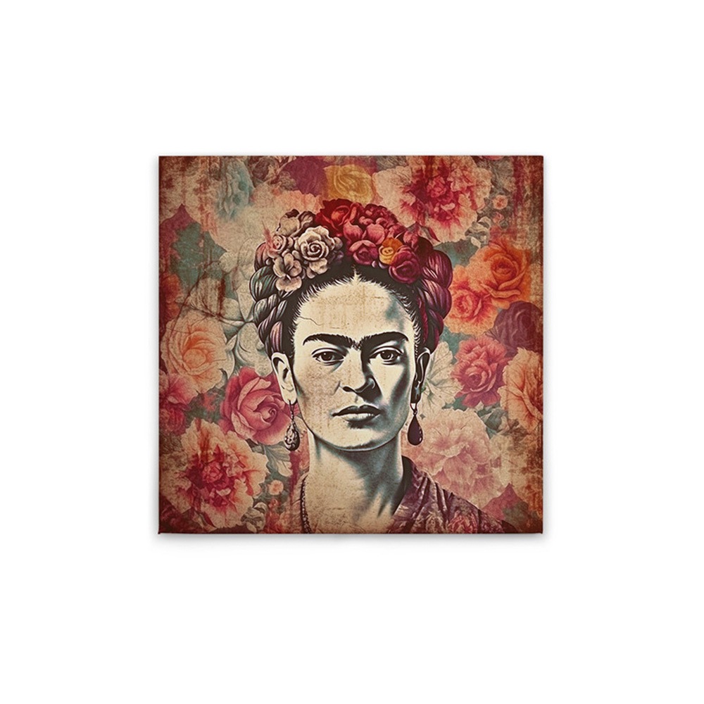 A.S. Création Leinwandbild »Frida in Bloom - Wandbild Bunt Keilrahmen Kunst günstig online kaufen