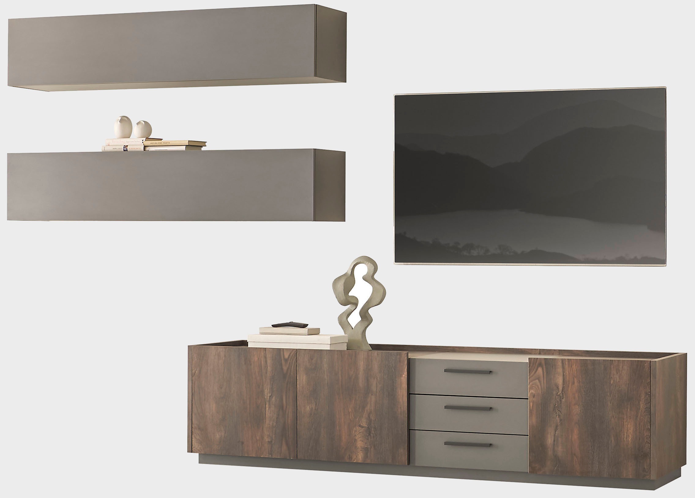 INOSIGN Schrank-Set »LARGO«, (Set, 3 St.), mit Soft-Close und Push to open- günstig online kaufen