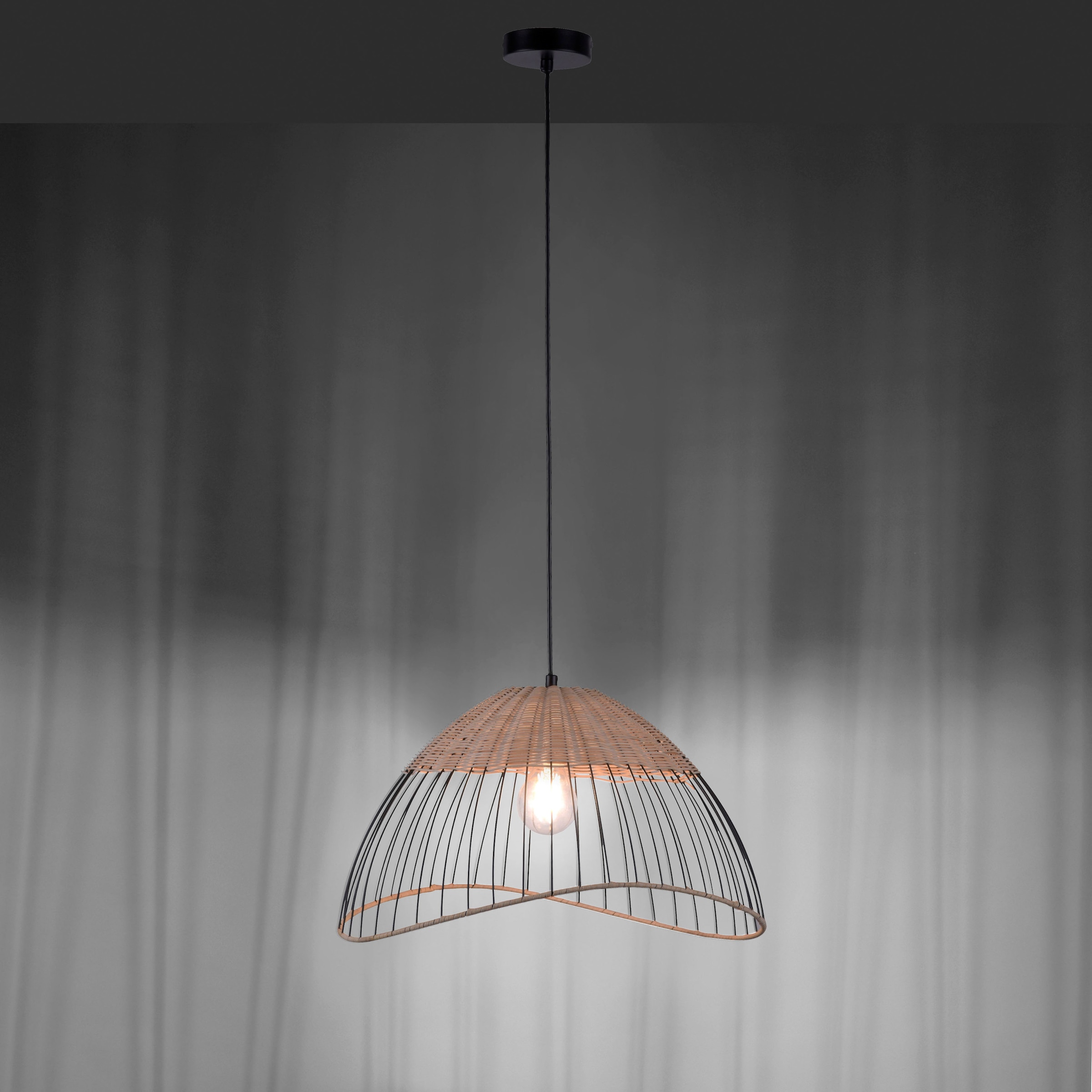 JUST LIGHT Pendelleuchte »KORE« E27 1 Stk. ExklusiveE27