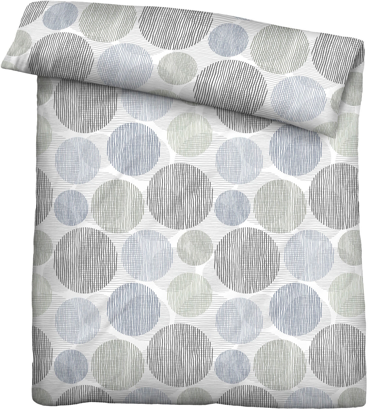 Castell - Markenbettwäsche Bettwäsche »0560988« 2 Stk. tlg. feiner Glanz + weicher Griff, pflegeleicht, ganzjährig einsetzbar, RV