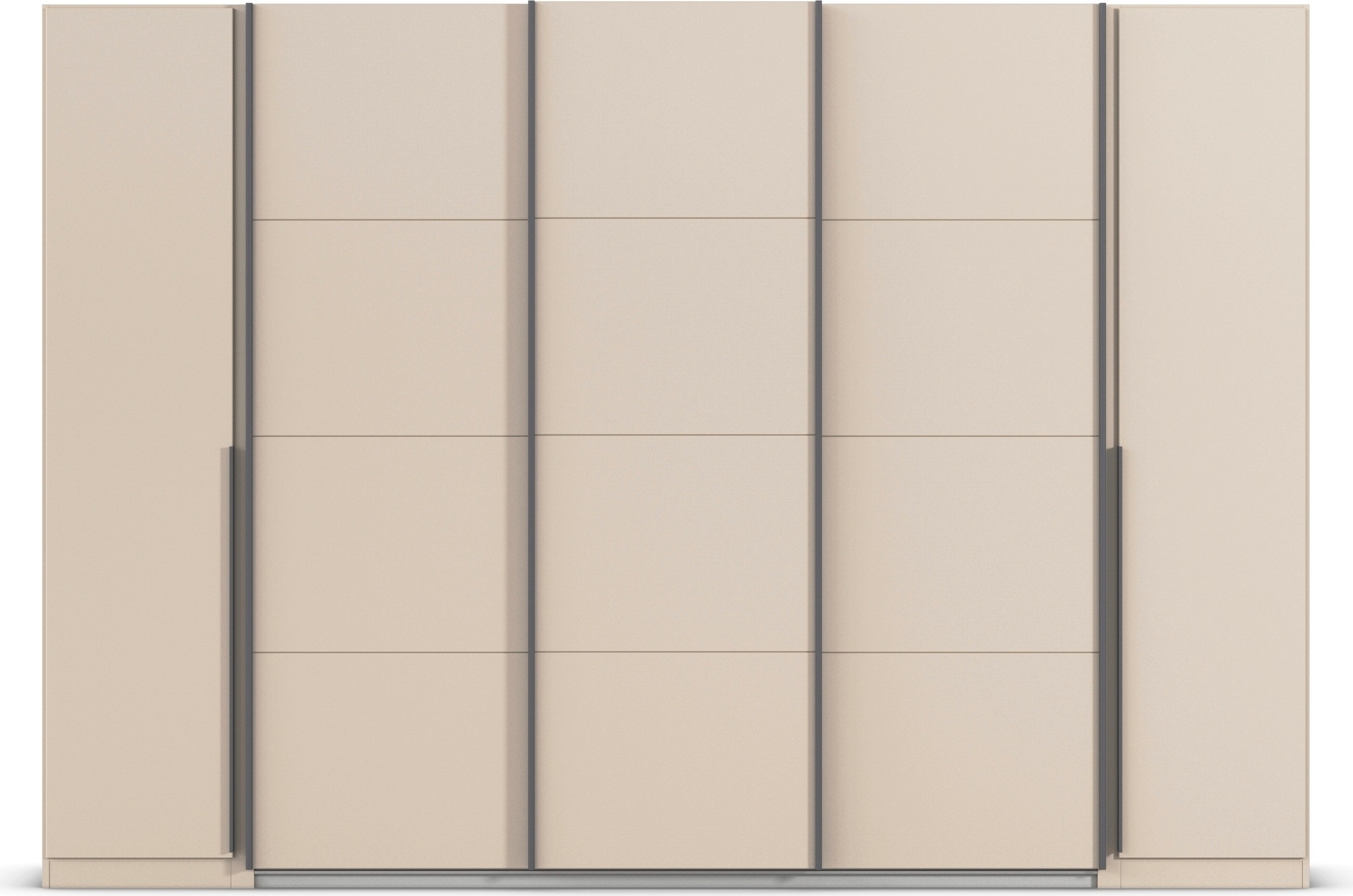 rauch Schwebetürenschrank »Agordo«, (im angesagten Mix aus Dreh- und Schwebetüren), optional mit Spiegel und zwei Griff-Farben MADE IN GERMANY
