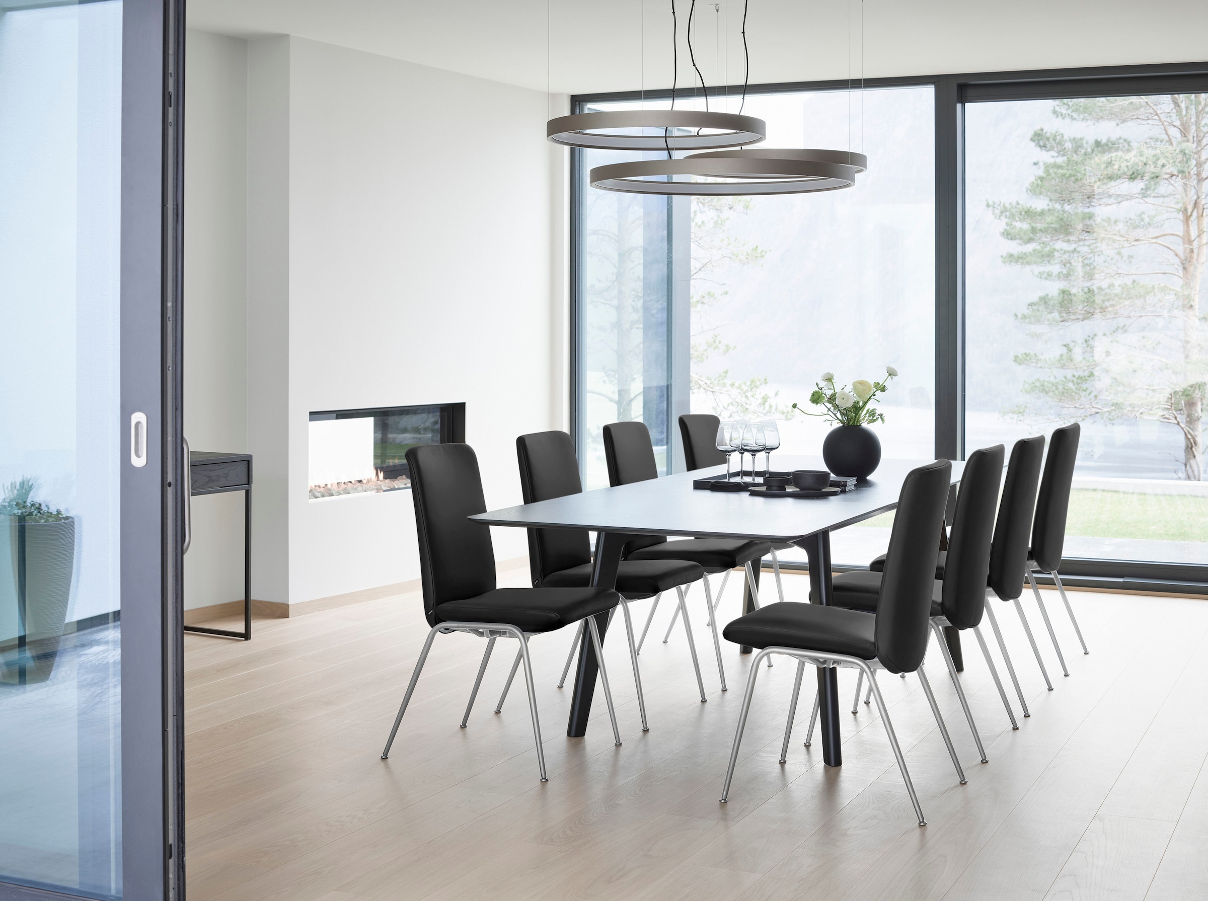 Stressless® Polsterstuhl »Laurel«, Leder BATICK, Low Back, Größe L, mit Beinen aus Stahl in Chrom glänzend