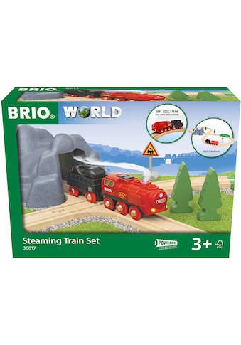 Spielzeug-Eisenbahn »BRIO® WORLD, Batterie-Dampflok Set«