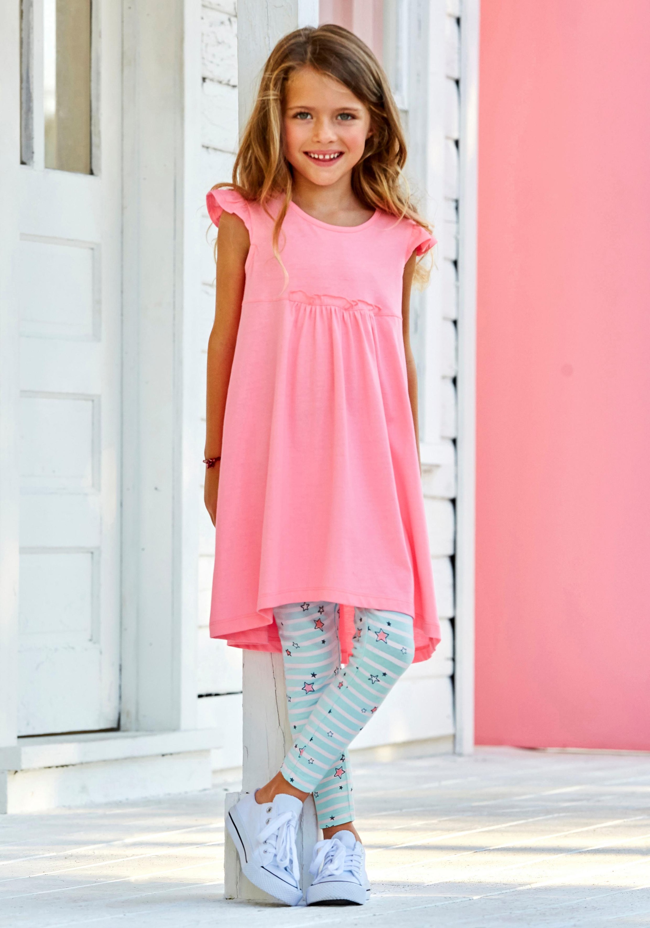 Kidsworld Kleid Leggings Set 2 Tlg Online Kaufen Quelle De