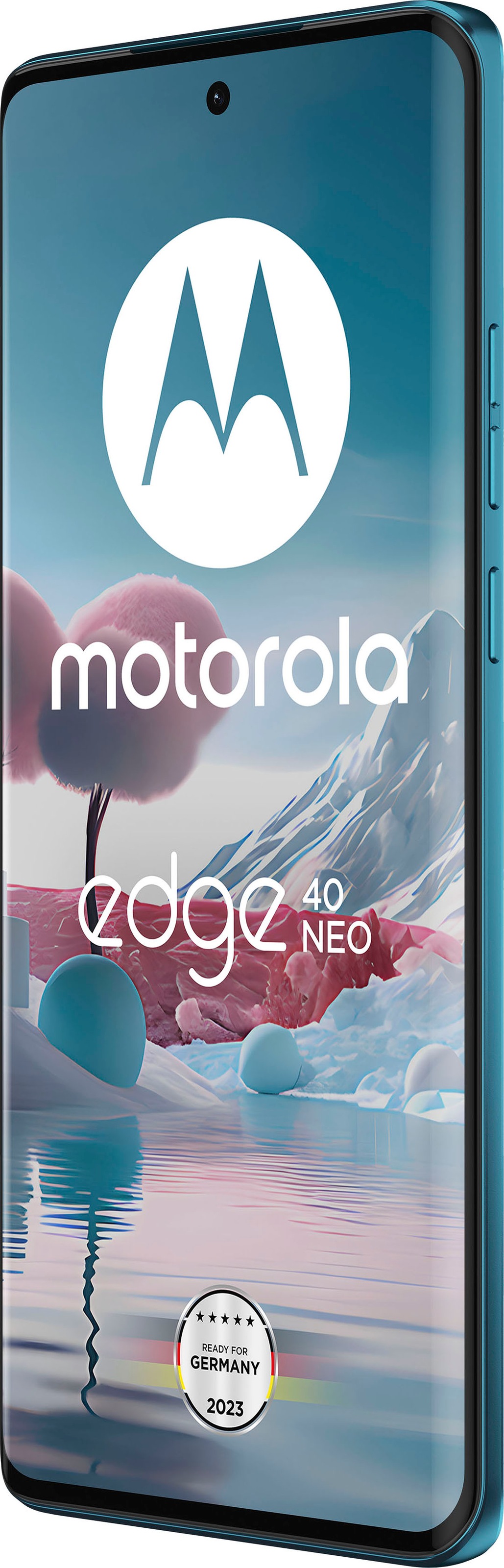 Motorola Smartphone »moto edge neo 40, 12+256 GB«, Caneel Bay, 16,64 cm/6,55 Zoll, 256 GB Speicherplatz, 50 MP Kamera