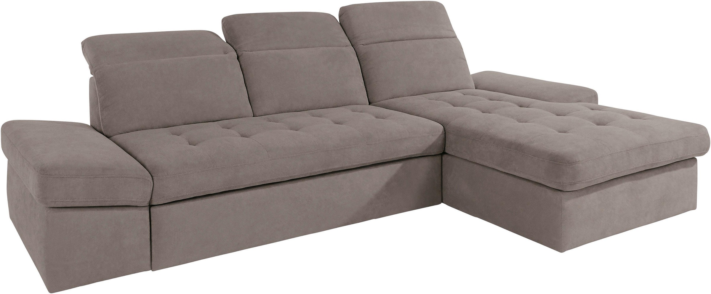 sit&more Ecksofa »Stardust L-Form«, wahlweise mit Bettfunktion und Bettkasten
