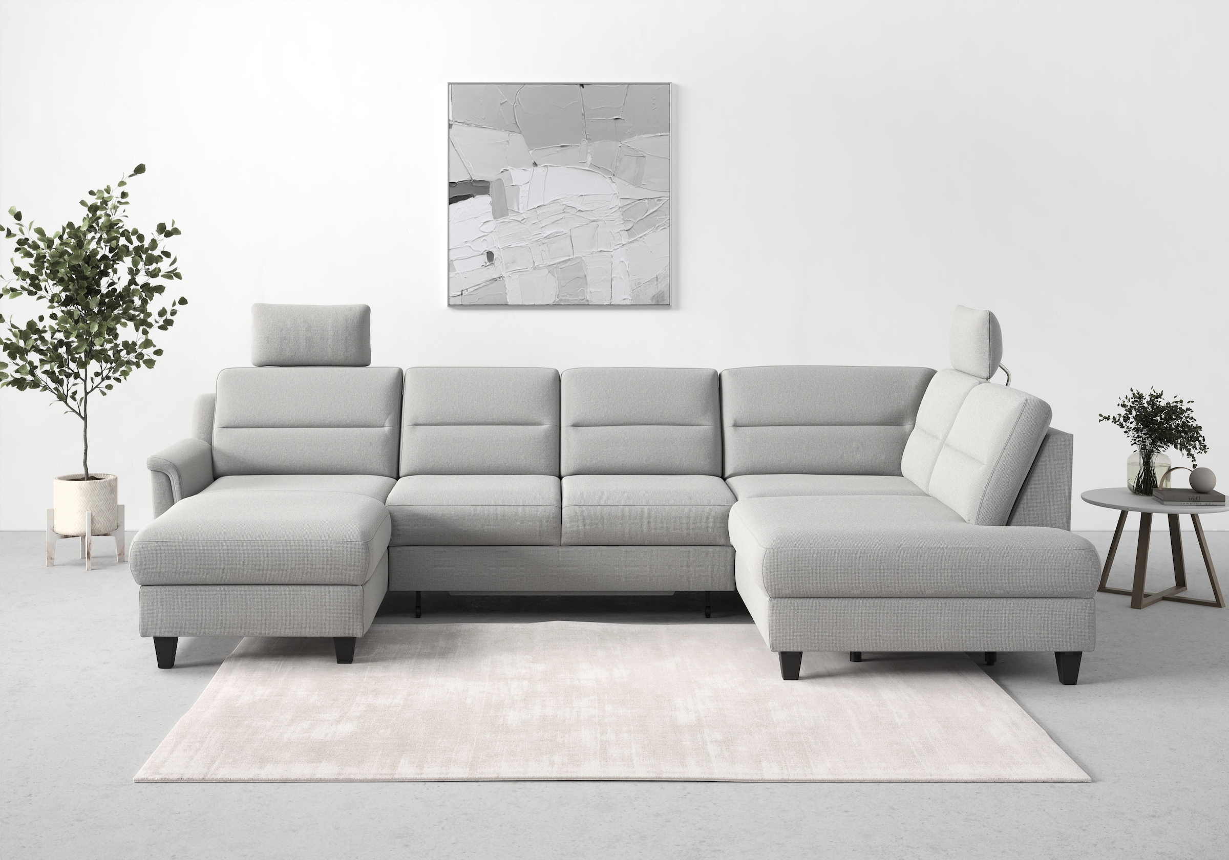 sit&more Wohnlandschaft »Farö U-Form« inklusive Federkern, wahlweise mit Be günstig online kaufen