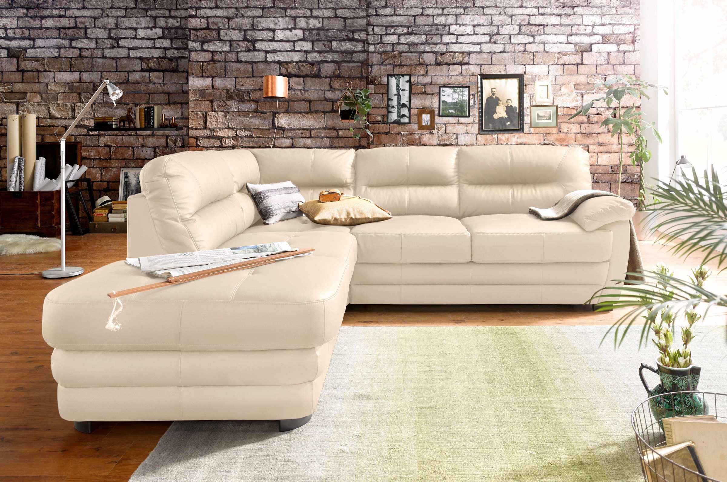 COTTA Polstergarnitur »Royale L-Form«, (Set), Set bestehend aus: Ecksofa & günstig online kaufen