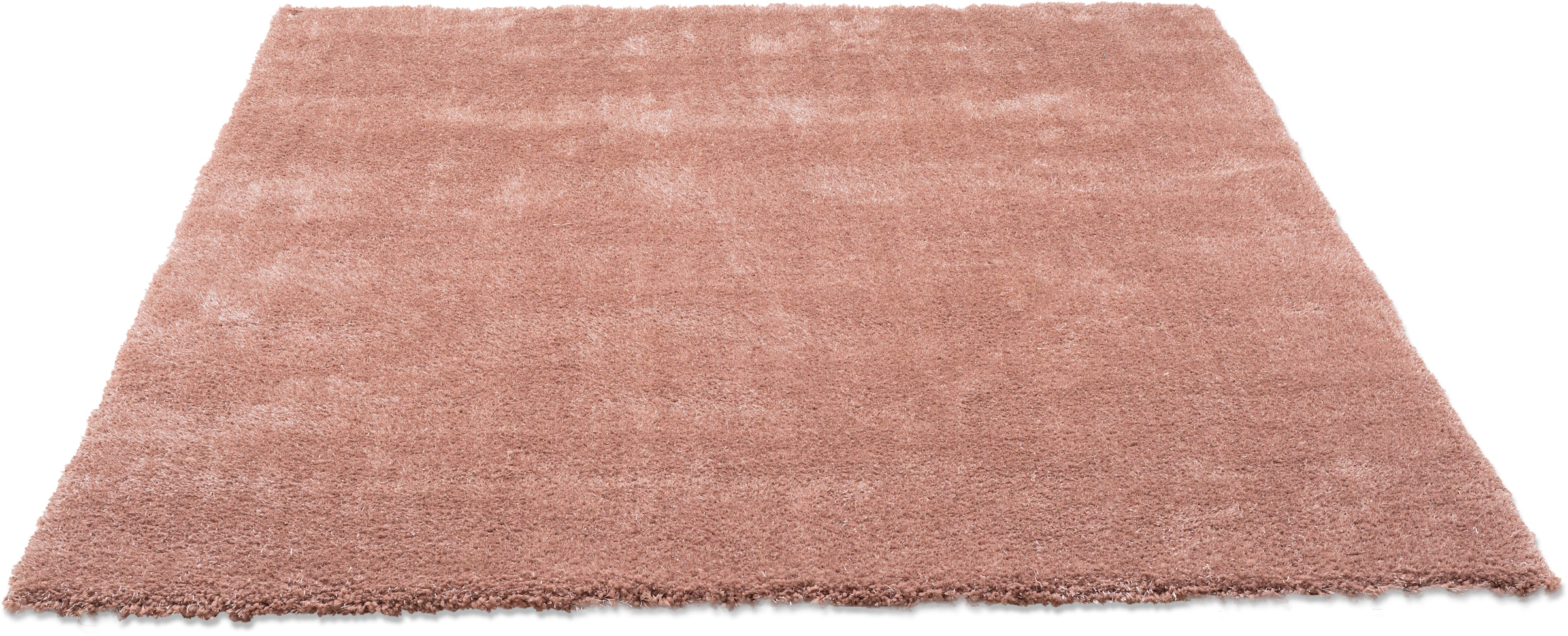 TOM TAILOR HOME Hochflor-Teppich »Soft«, rechteckig, 35 mm Höhe, handgetuftet, Uni-Farben, super weich und flauschig