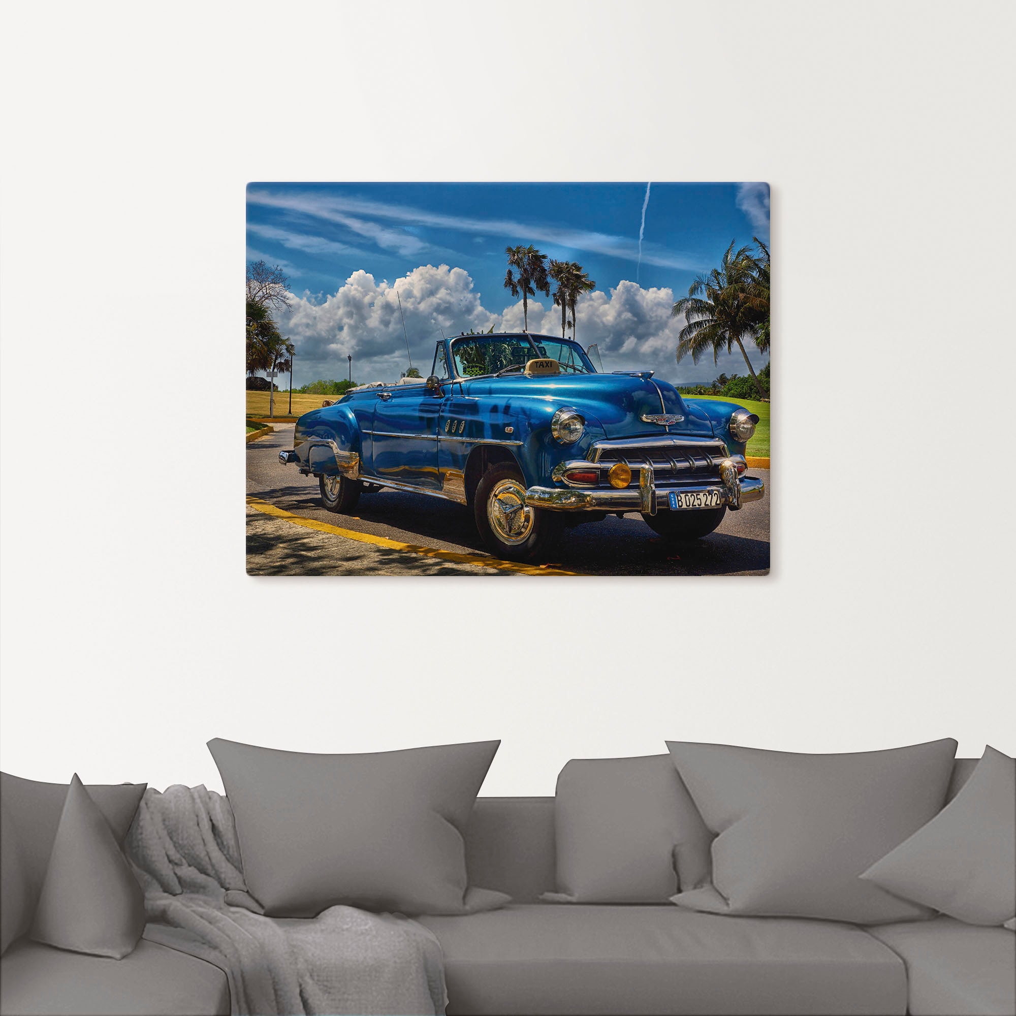 Artland Wandbild »Havanna Flair«, Auto, (1 St.), als Alubild, Outdoorbild, günstig online kaufen