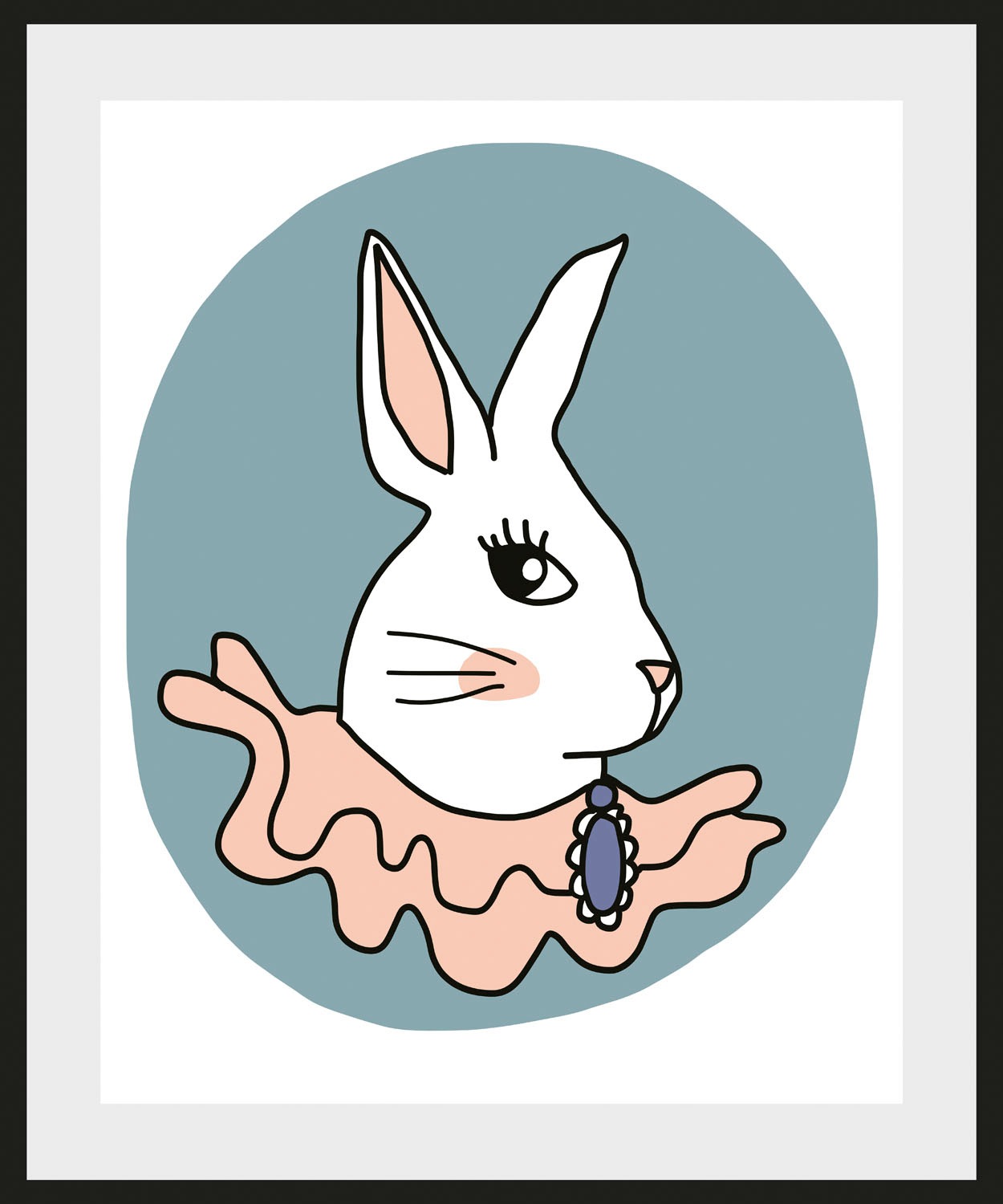 queence Bild »Stina« Hase   Hasen   Haustiere   Kunst 1 Stk. tlg. HD Premiu günstig online kaufen