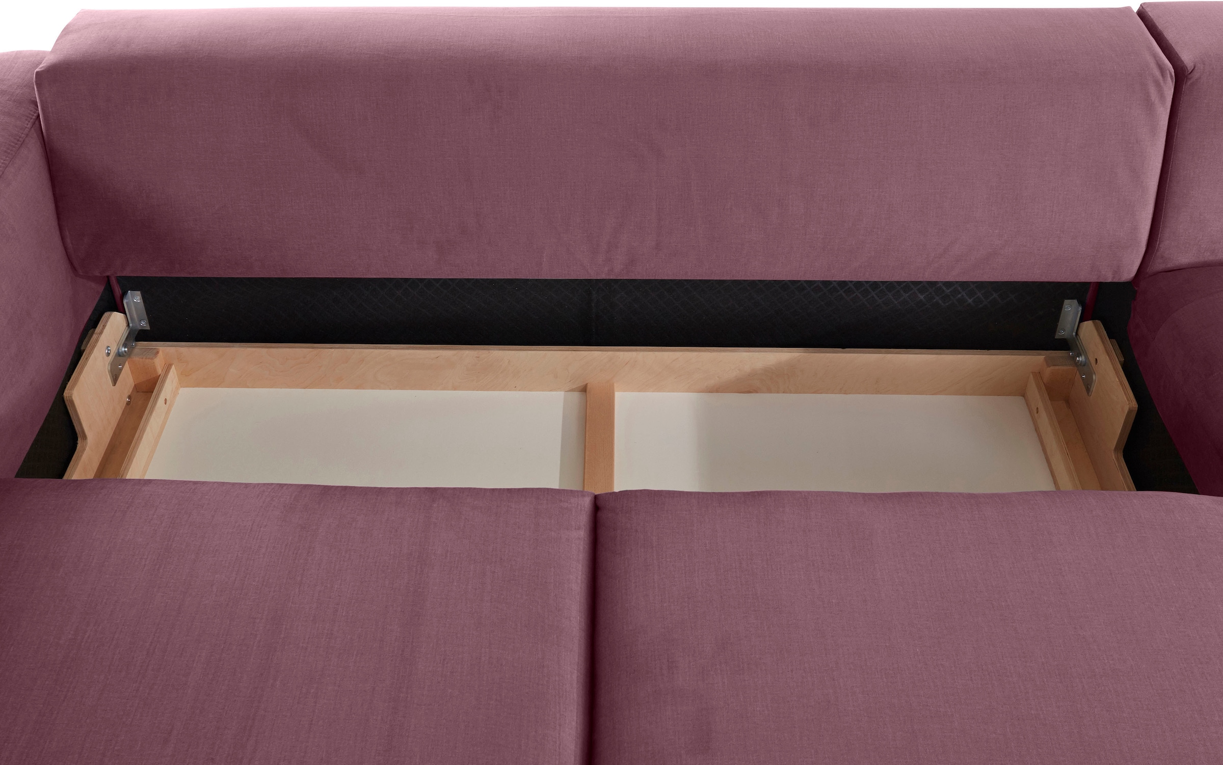 Places of Style Ecksofa »Bloomfield, bequem und elegant, L-Form«, wahlweise mit Bettfunktion und Bettkasten