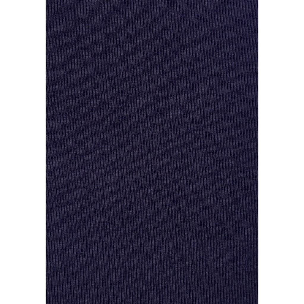 KangaROOS Jerseykleid, mit Glitzer-Print vorne
