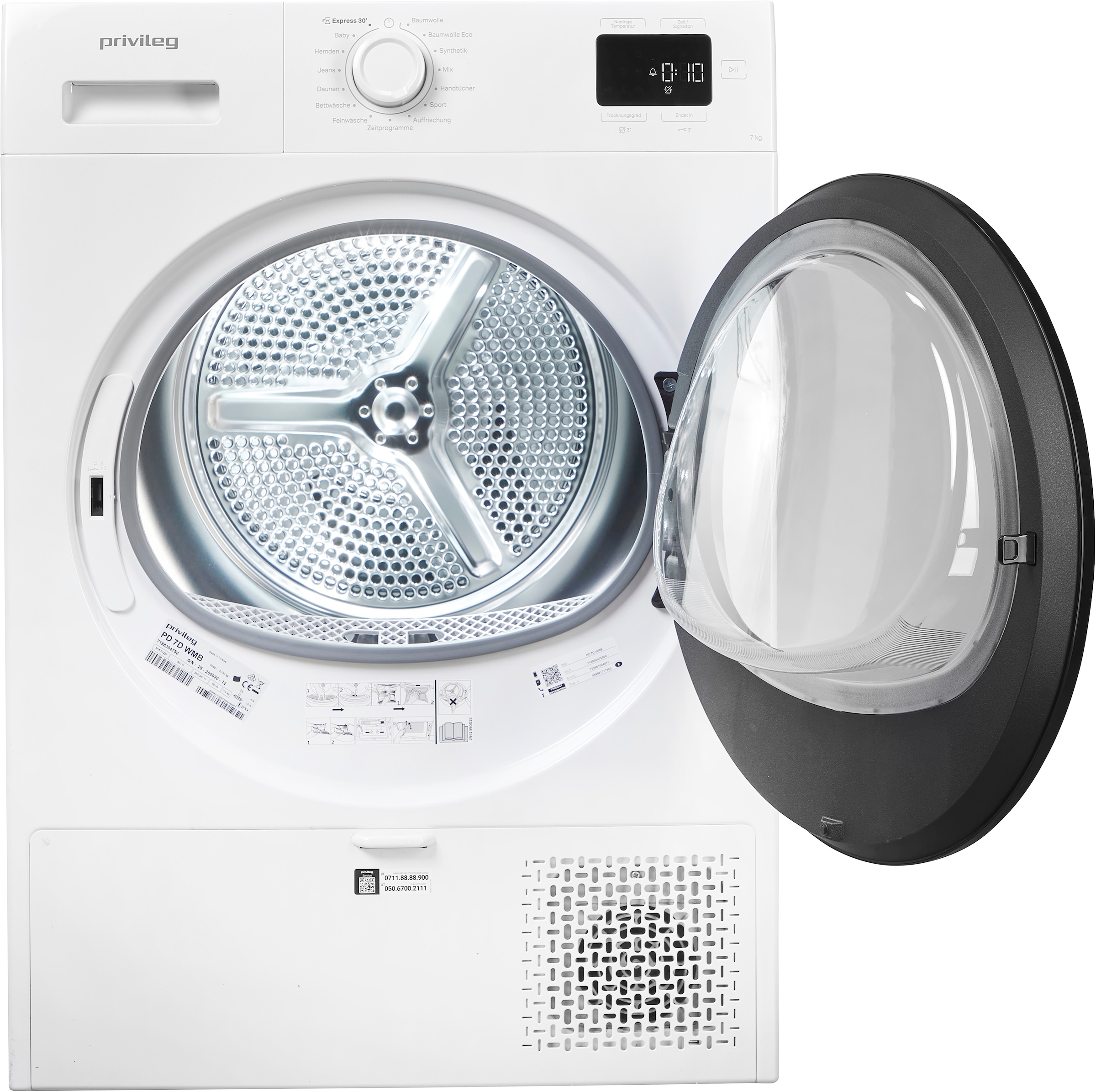 Privileg Wärmepumpentrockner »PD 7D WMB«