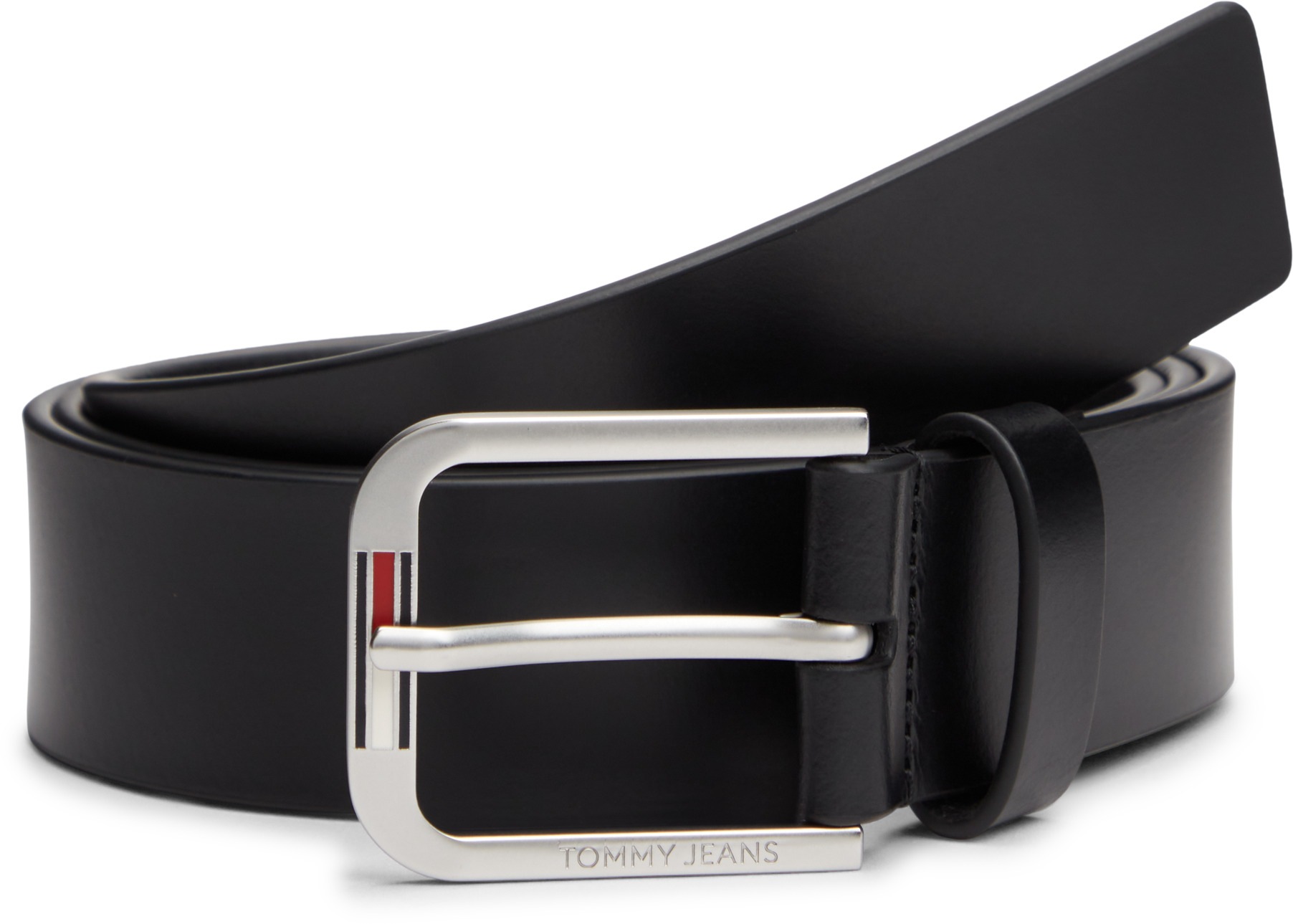 Tommy Jeans Ledergürtel »TJM AUSTIN«, 3,5 cm, glattes Finish, quadratische Schnalle