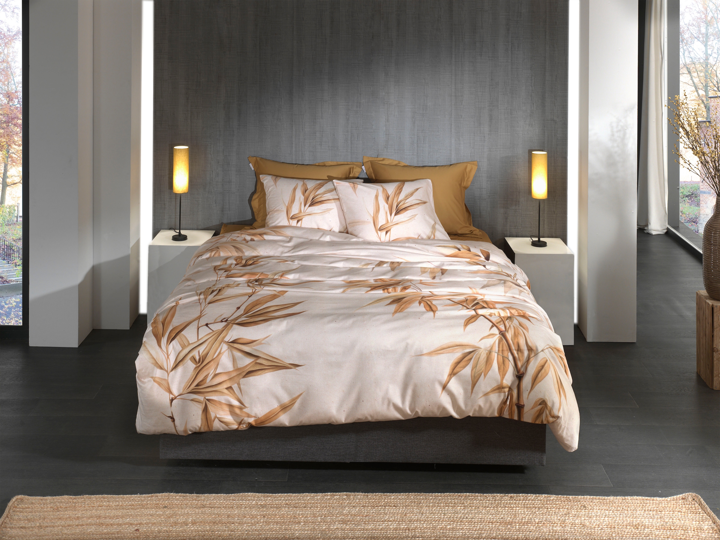 Heckett & Lane Bettwäsche »Akio« 2 Stk. tlg. 100% Baumwolle, Bettwäsche ab günstig online kaufen