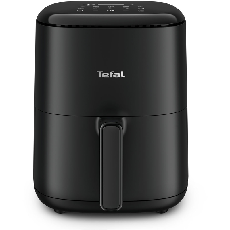 TEFAL Heißluftfritteuse »EY1458 Easy Fry Compact« 1300 W für 1-4 Personen, 10 Programme, spart Zeit und Energie, EY1458 schwarz