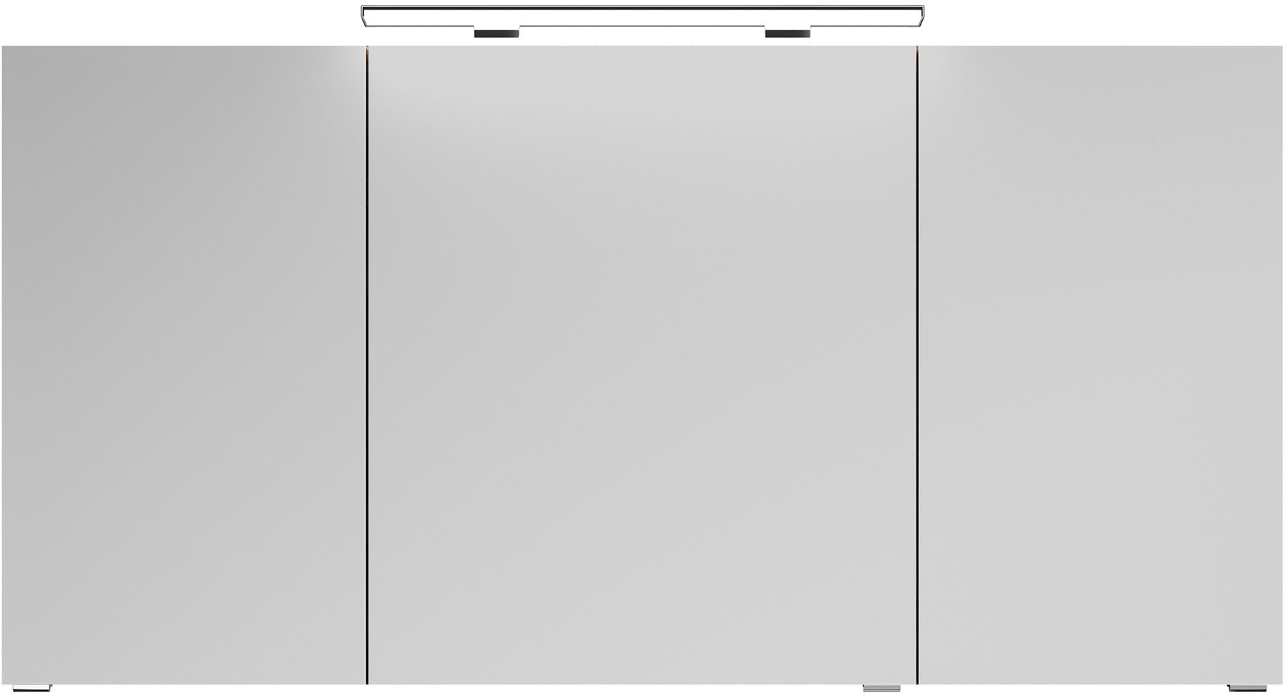 Saphir Badmöbel-Set »Serie 4010 2-teilig Keramik-Waschtisch mit LED-Spiegelschrank«, (Set), Badezimmer Set 144 cm breit, inkl. Türdämpfer, 5 Türen, 2 Schubladen