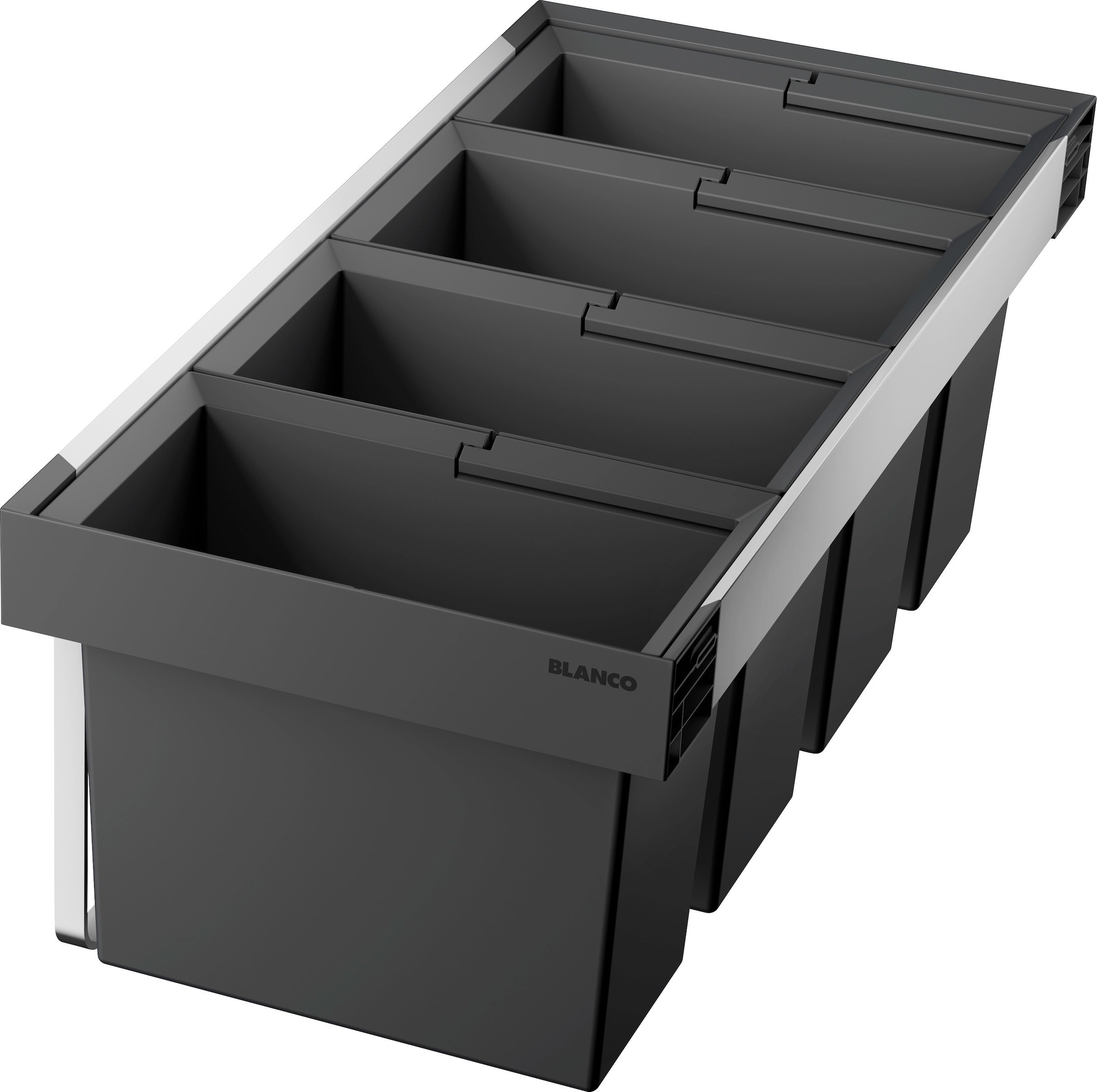 Blanco Mülltrennsystem »Flexon II 90/4«, 4 Behälter, Kunststoff, Stahlblech günstig online kaufen