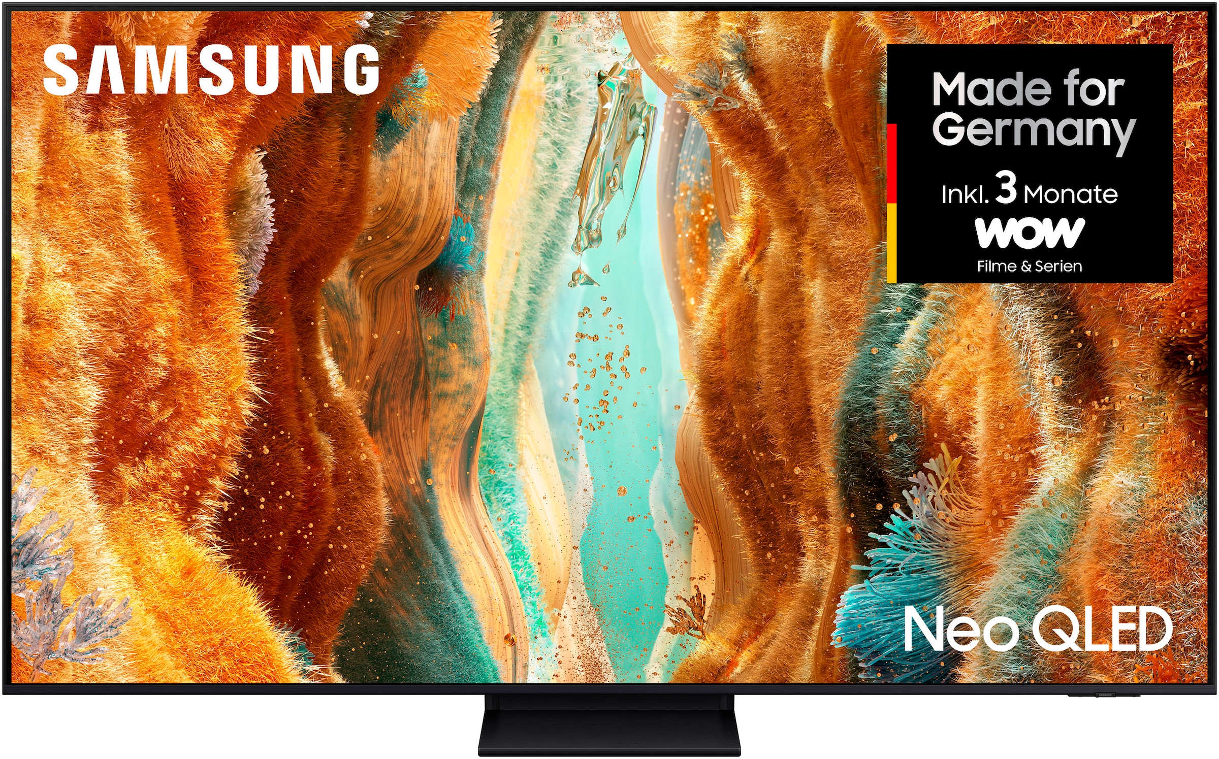 SAMSUNG QLED-Fernseher »GQ55QN70FAU« 138 cm/55 ′′ Smart-TV Neo Quantum HDR, 4K AI Upscaling, Gaming Hub, Motion Xcelerator 144Hz schwarz Hauchdünne...