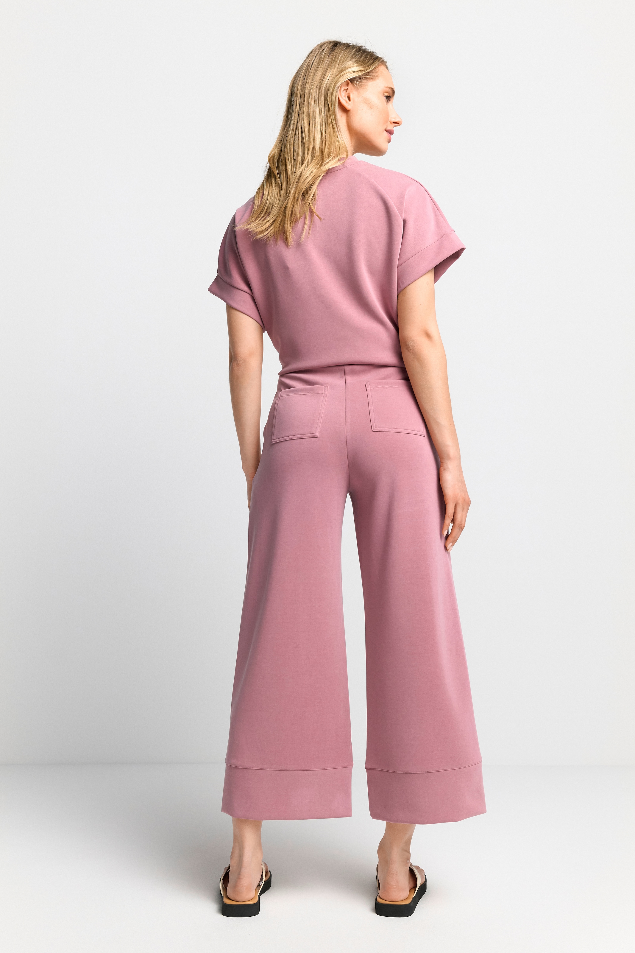 Rich & Royal Culotte »2409 T Peach Culotte«, aus fester, gepeachter Qualität