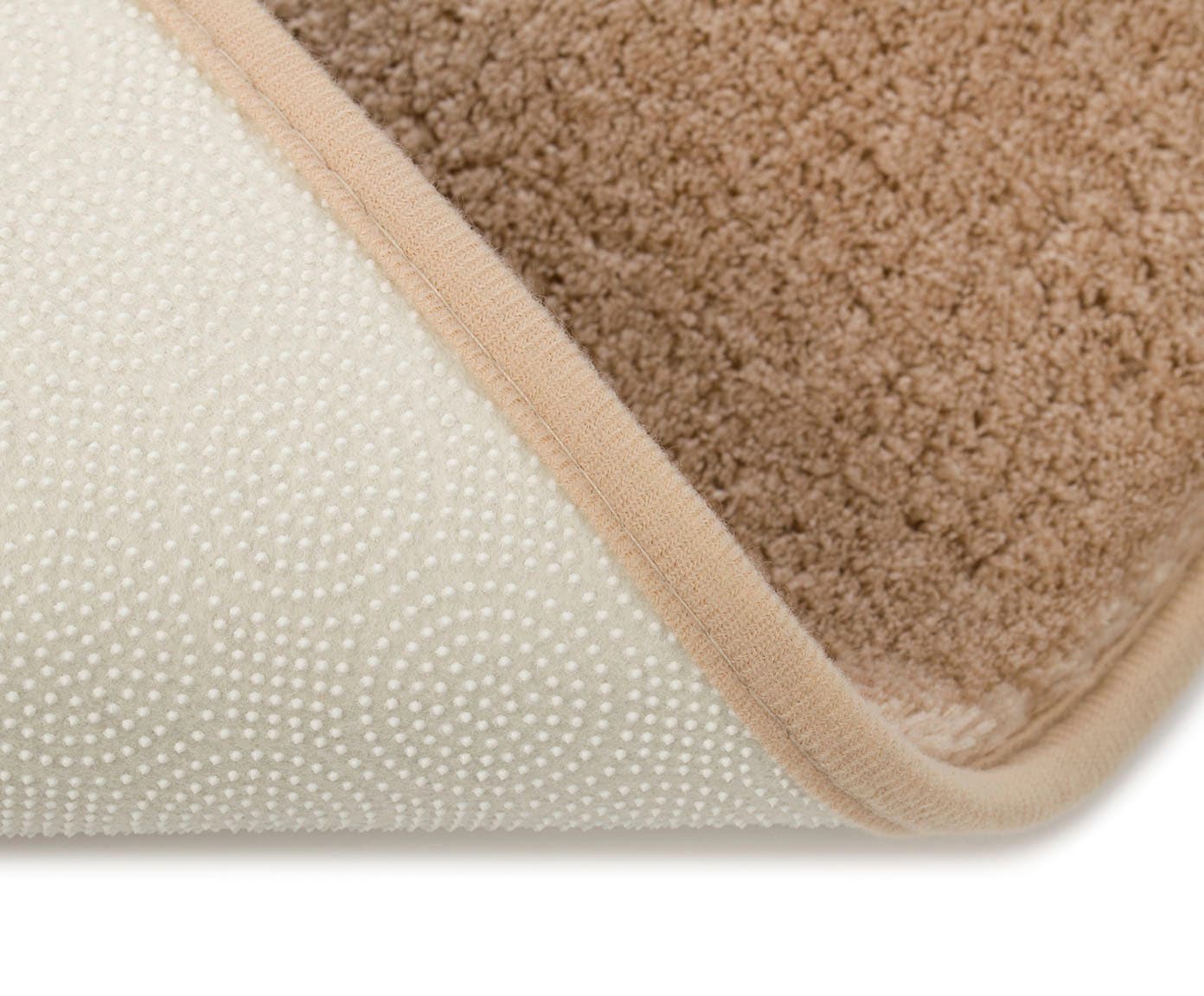 Gözze Badematte »Rio Premium« Höhe 18 mm rutschhemmend beschichtet fußbodenheizungsgeeignet | schnell trocknend Badteppich, Uni Farben, waschbar, rechteckig & rund erhältlich