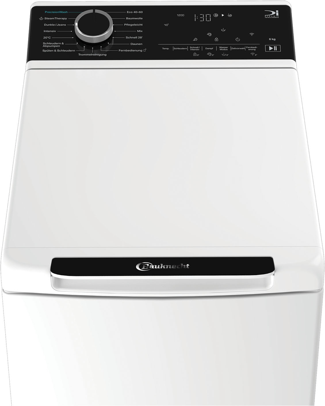 BAUKNECHT Waschmaschine Toplader »TBK 61A BWD SILENCE« 6 kg 1200 U/min HomeWhiz – smarte Vernetzung für mehr Komfort