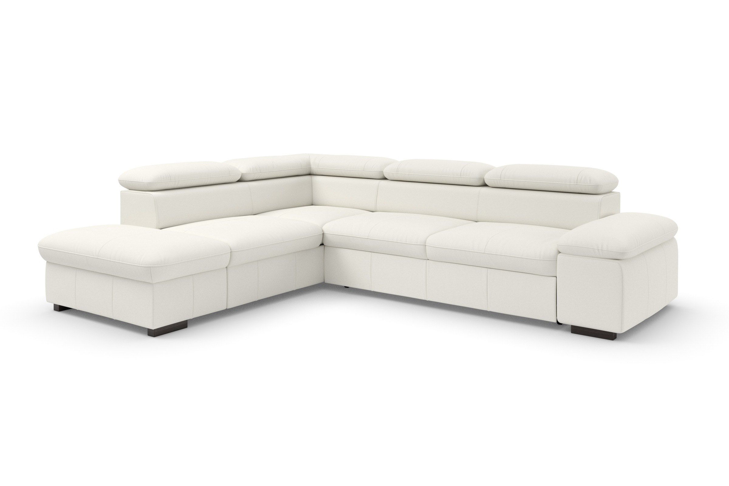 Home affaire Ecksofa »Alberto L-Form«, mit Kopfteilverstellung, wahlweise mit Bettfunktion