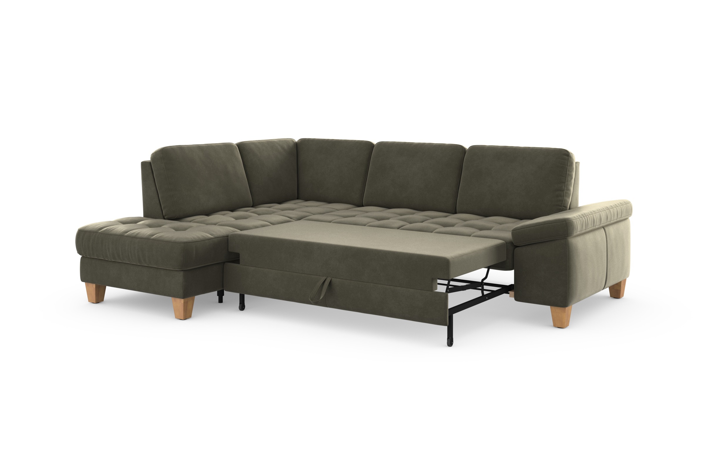 sit&more Ecksofa »Westham L-Form«, mit Ottomane, mit oder ohne Bettfunktion, Bettkasten, Verstellung