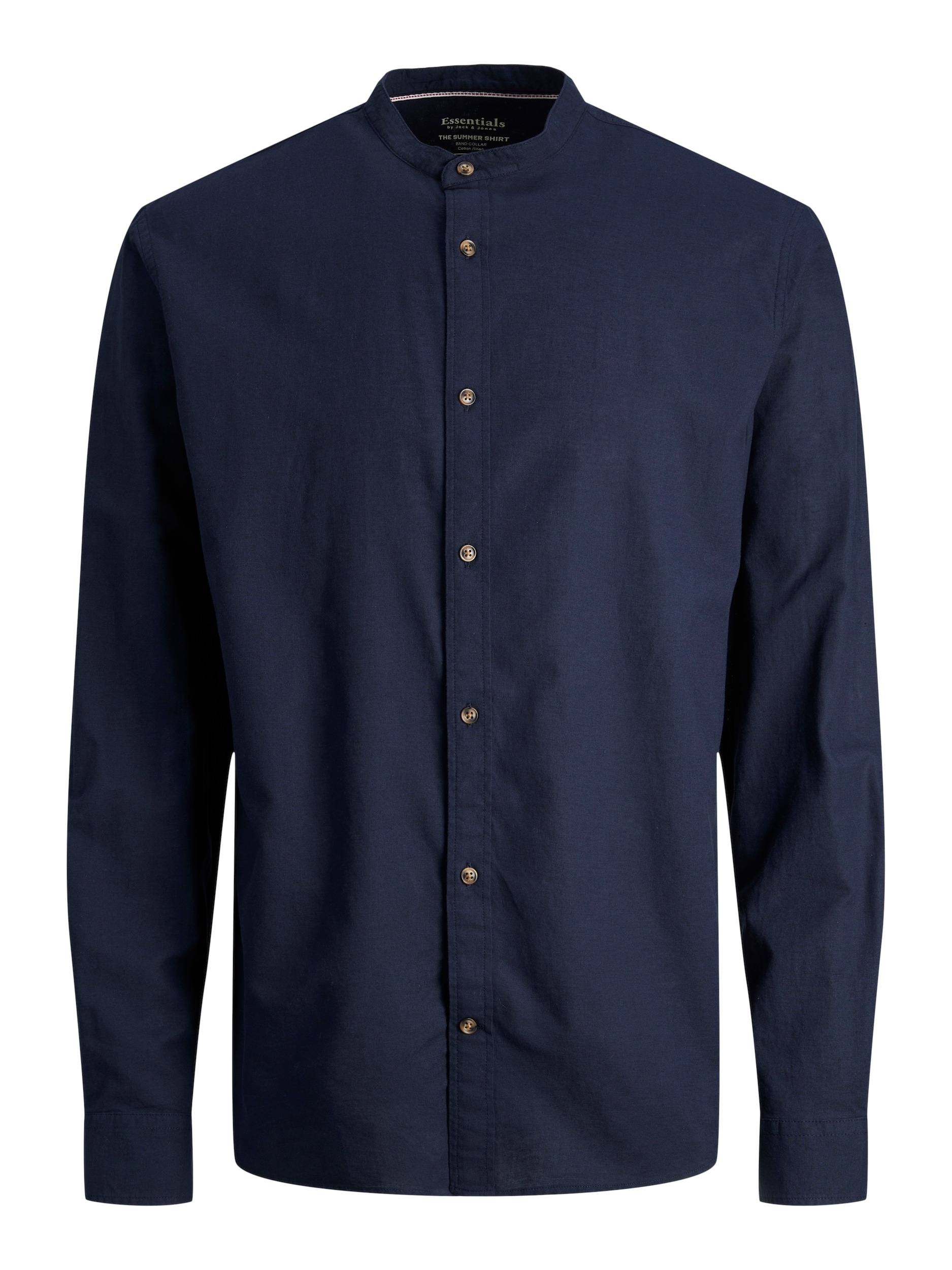 Jack & Jones Langarmhemd »JJESUMMER BAND LINEN BLEND SHIRT LS SN«