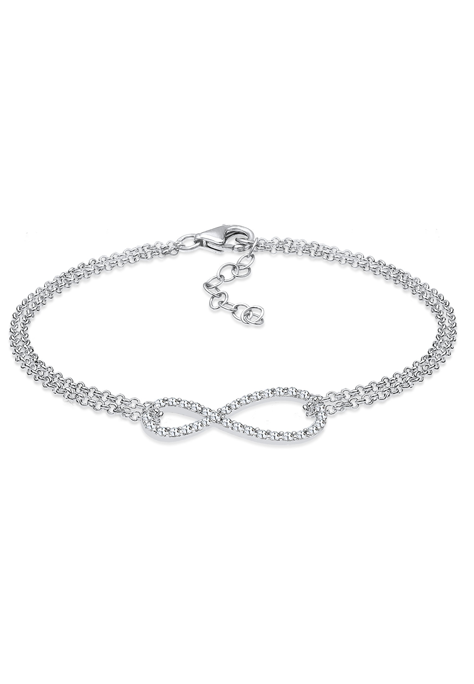 Bild von Elli Armband »Infinity Kristalle 925 Silber«