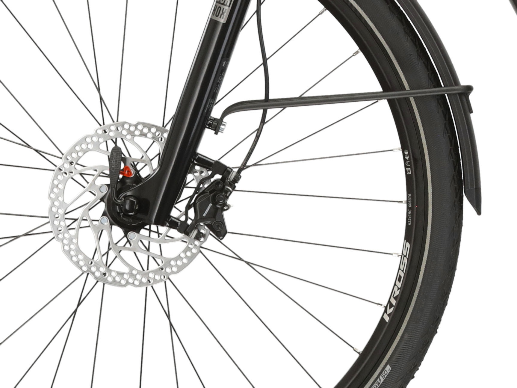 Kross E-Bike »E-Trekkingrad Trans Hybrid 6.0 28 Zoll schwarz«, 10 Gang, Shimano, DEORE XT T8000, Mittelmotor 250 W, Pedelec, Elektrofahrrad für Herren