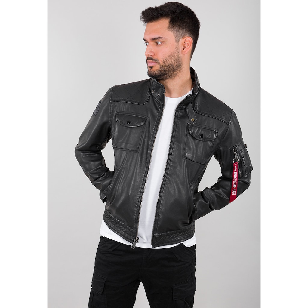 Alpha Industries Lederjacke »ALPHA INDUSTRIES Men - Leather & Faux Jackets Air Racer«