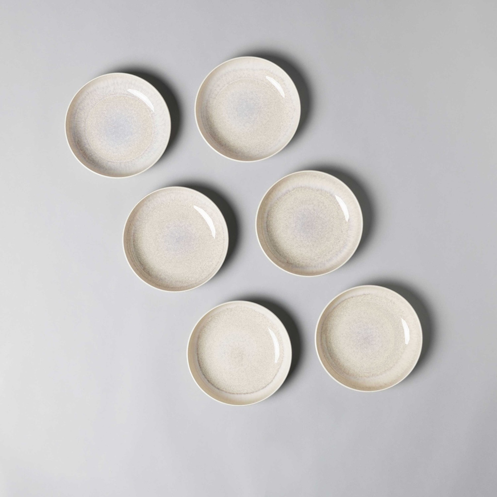like. by Villeroy & Boch Pastateller »Pastaschalen Perlemor Sand ø 22,2 cm 6er Set beige«