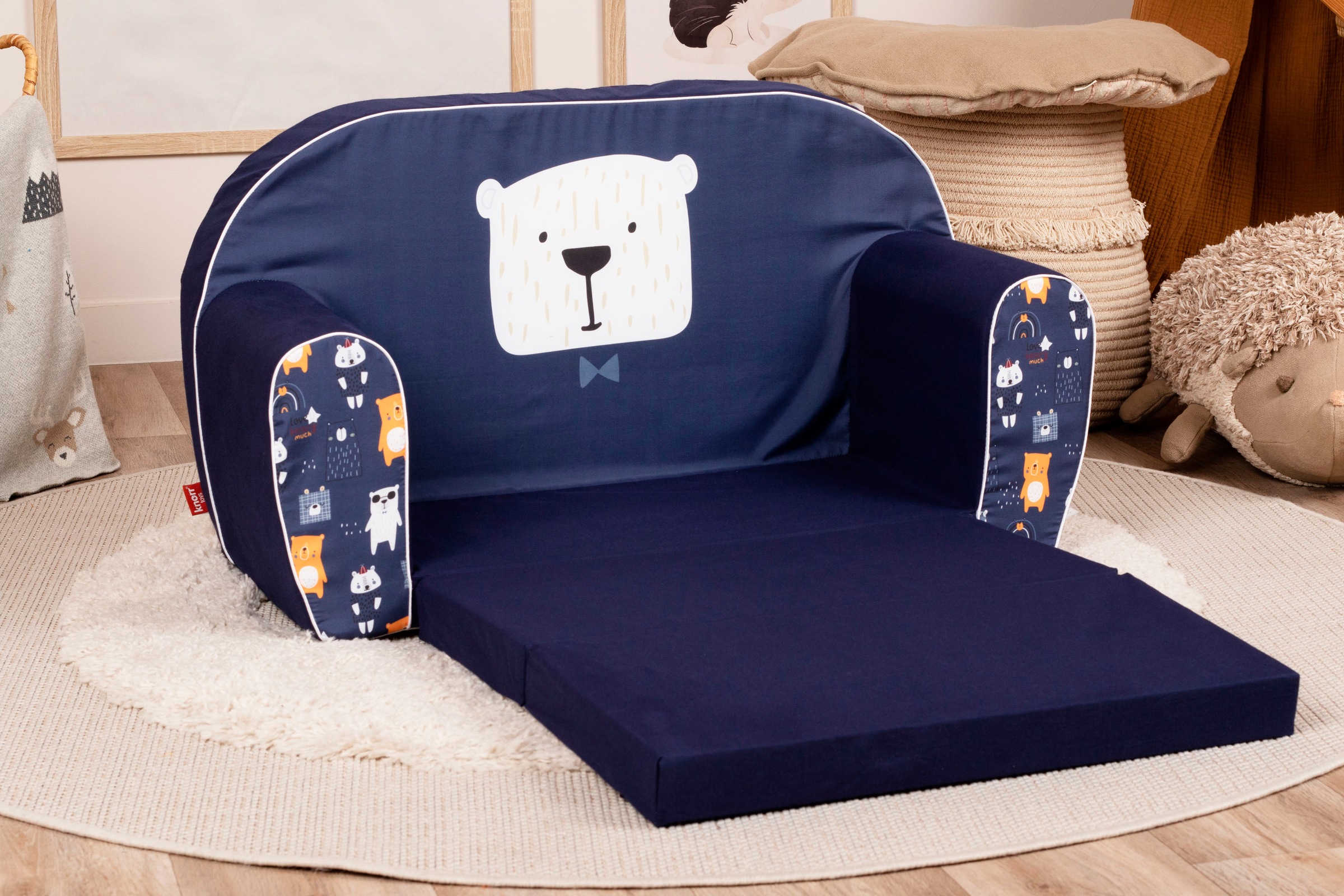 Knorrtoys® Sofa »Pretty bear«, für Kinder; Made in Europe
