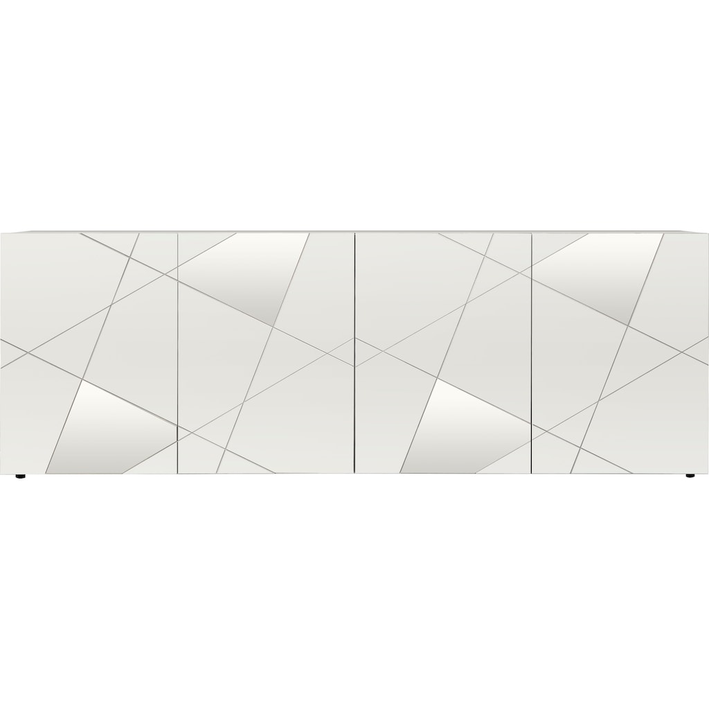 LC Sideboard »Vittoria Sideboard«, Breite 241 cm, Front mit Siebdruck und Spiegelfront