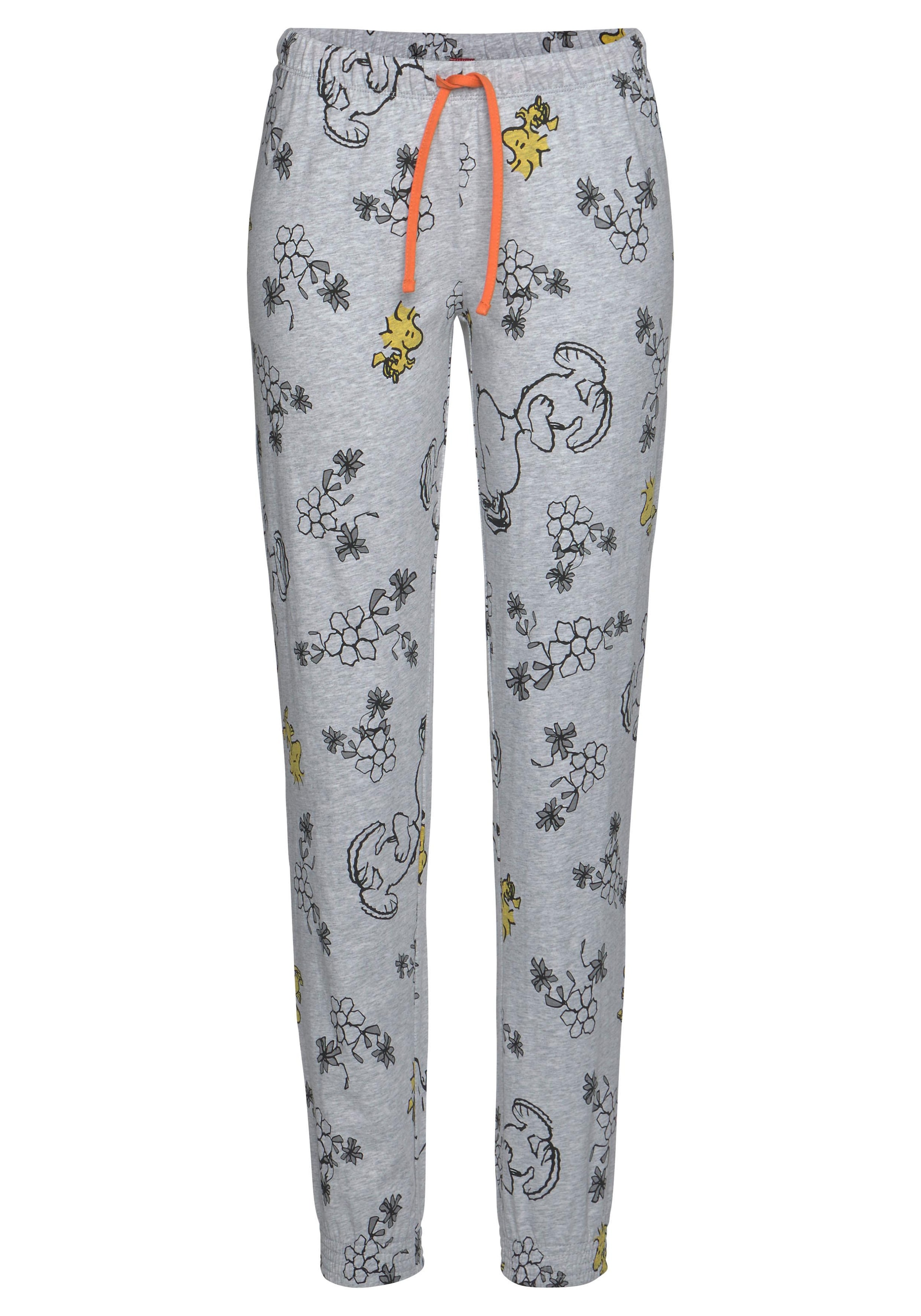 Peanuts Pyjama, (2 tlg.), mit Snoopy und Woodstock Druck