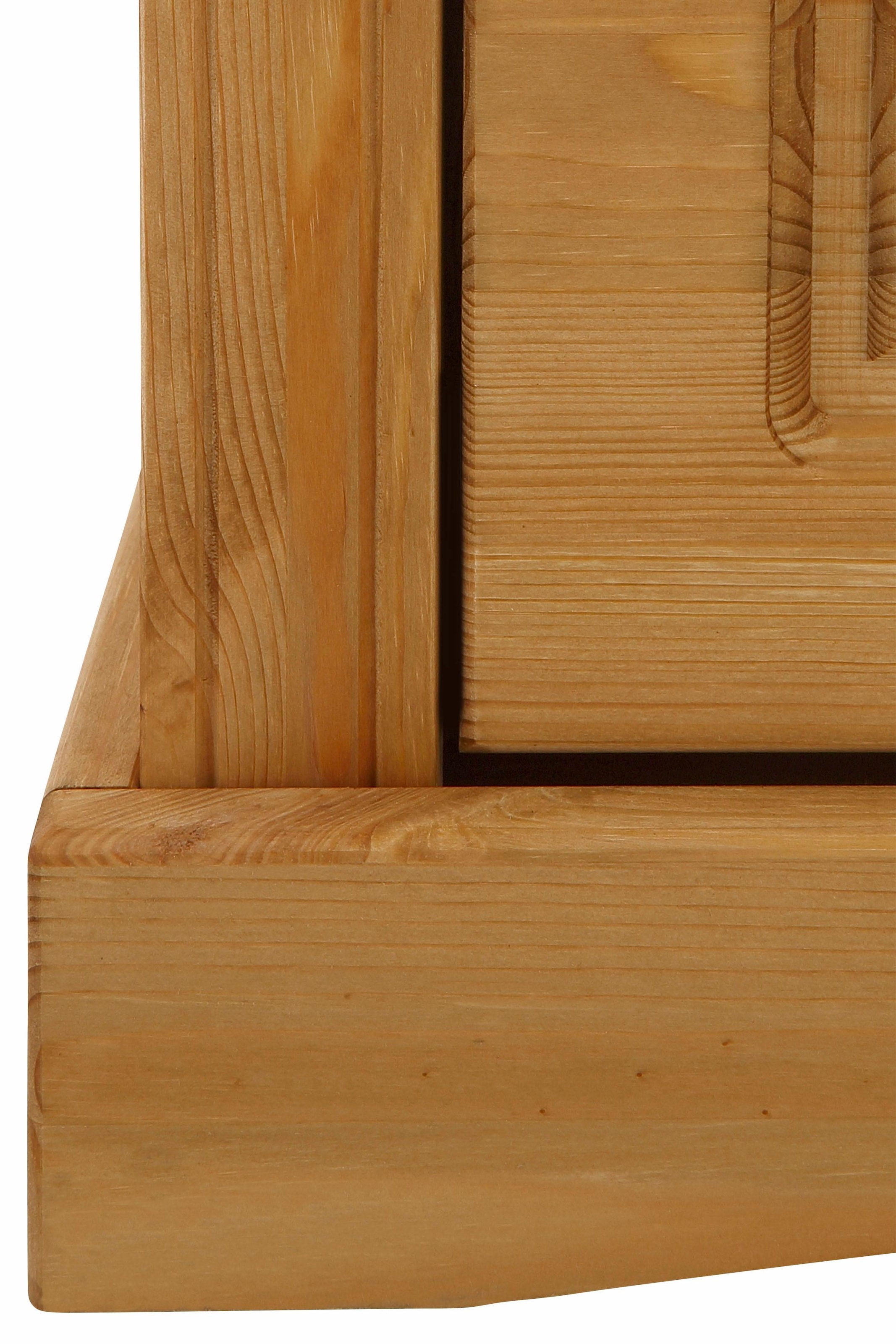 Home affaire Schuhkommode »Rustic«, aus massiver Kiefer, Breite 130 cm, FSC®-zertifiziert