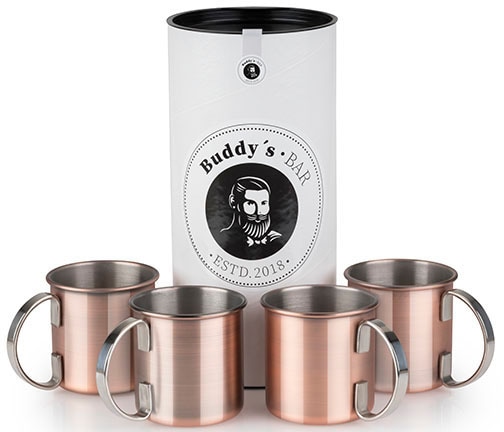 Buddy's Becher »Buddy´s Bar«, (Set, 4 tlg.), Moscow Mule Becher, 450 ml, ho günstig online kaufen