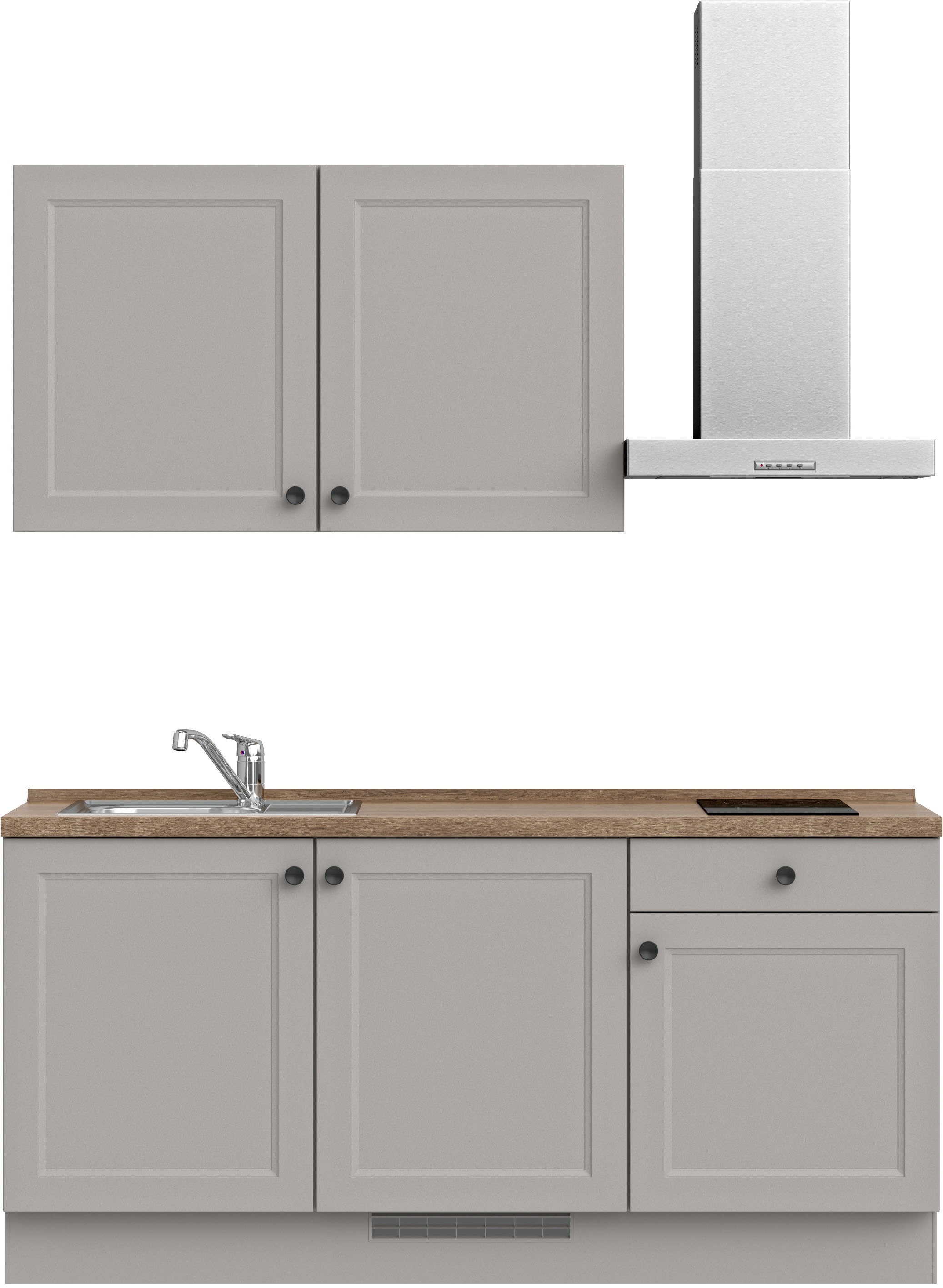 nobilia® Küchenzeile »"Cascada I"«, vormontiert, Ausrichtung wählbar, Breite 180 cm, wahlw. mit E-Geräten