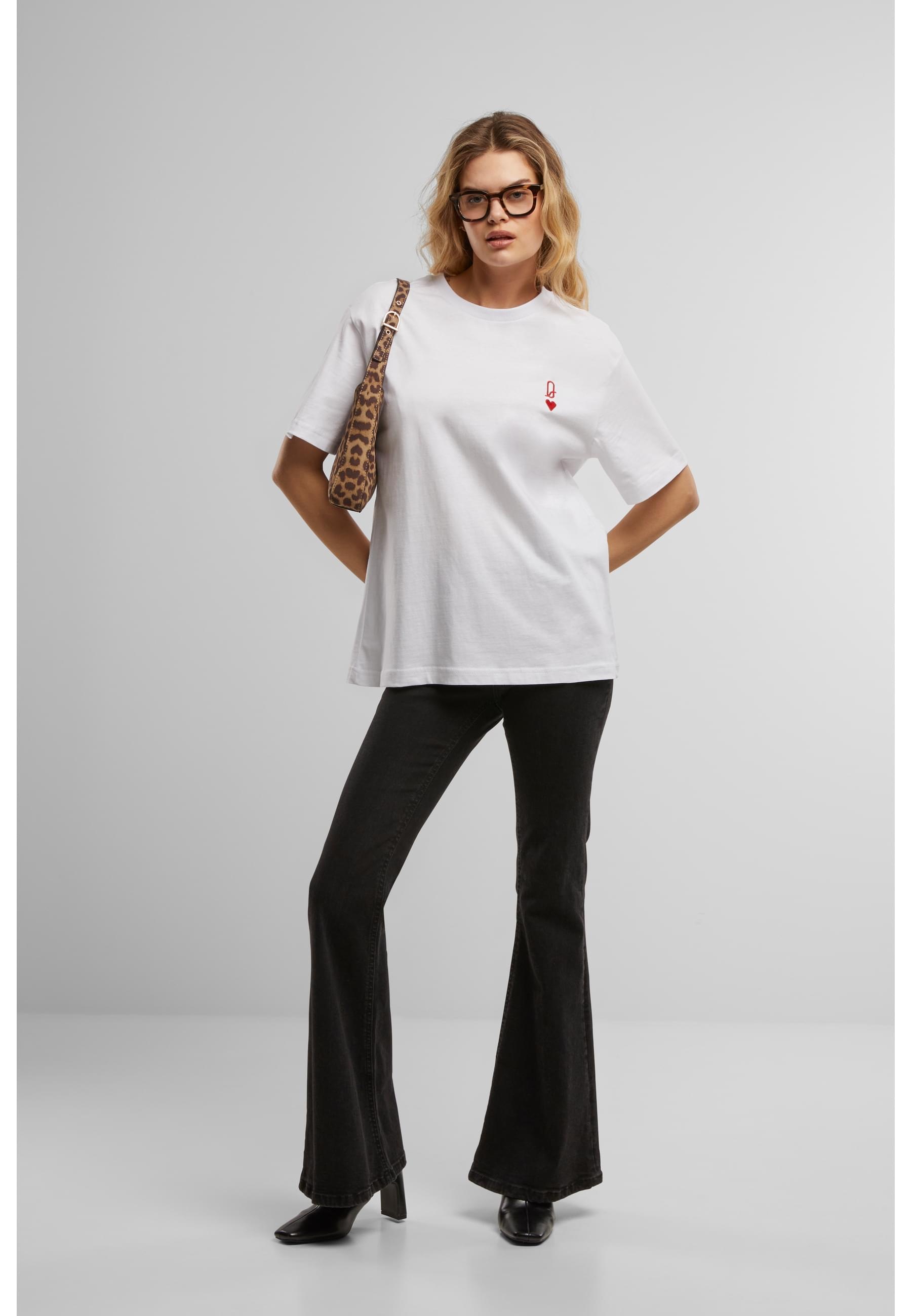 Miss Tee T-Shirt »Miss Tee Queen Card EMB Tee« 1 Stk.