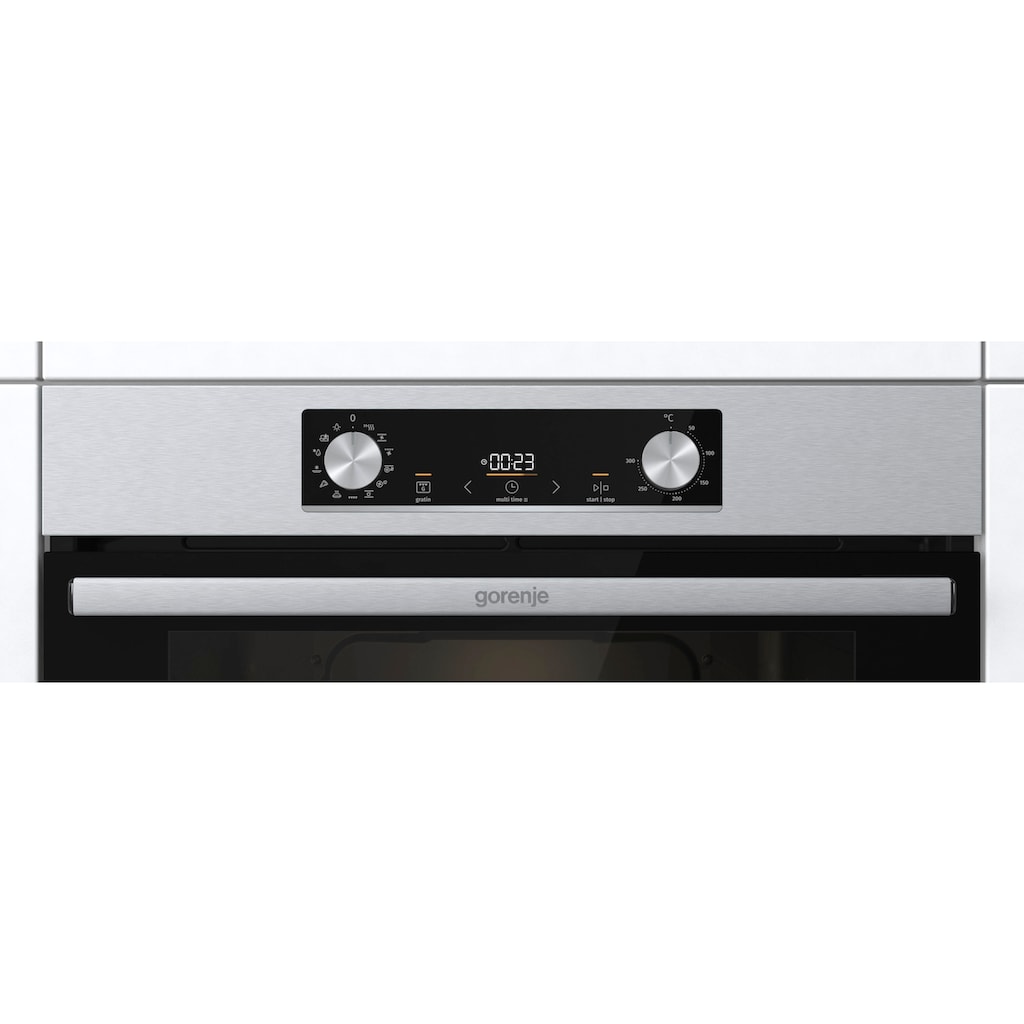 GORENJE Backofen-Set »Steam Set«, BOS6737E06X, mit 1-fach-Teleskopauszug