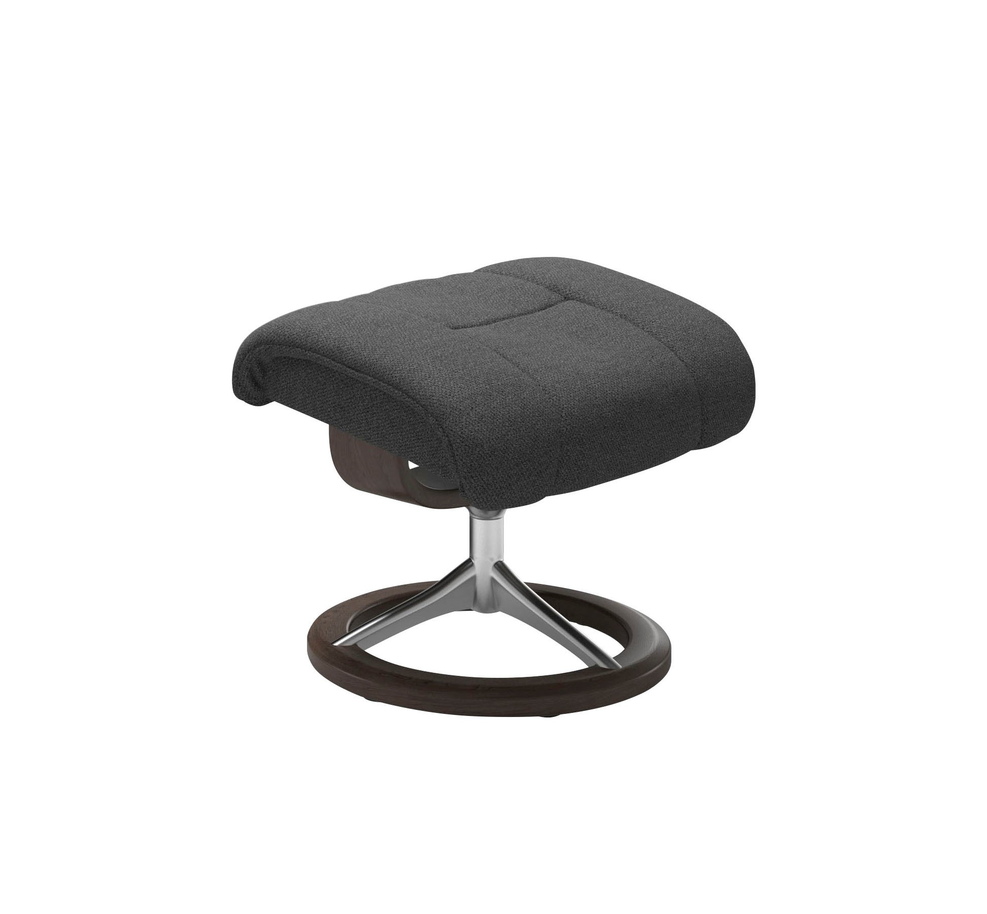 Stressless® Relaxsessel »Reno«, (Set, Relaxsessel mit Hocker), mit Hocker, mit Signature Base, Größe S, M & L, Gestell Wenge