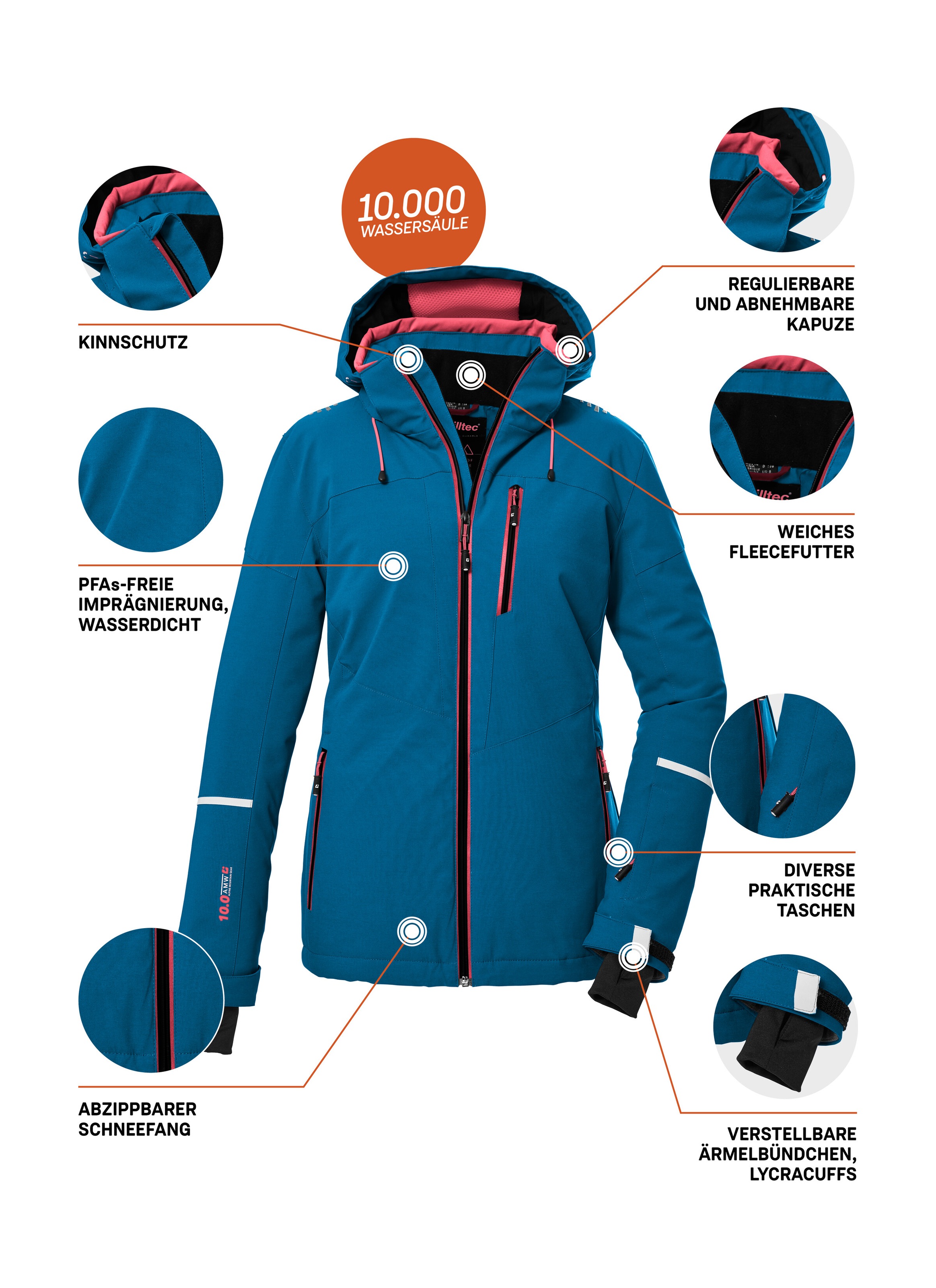 Killtec Skijacke »KSW 81 WMN SKI JCKT«