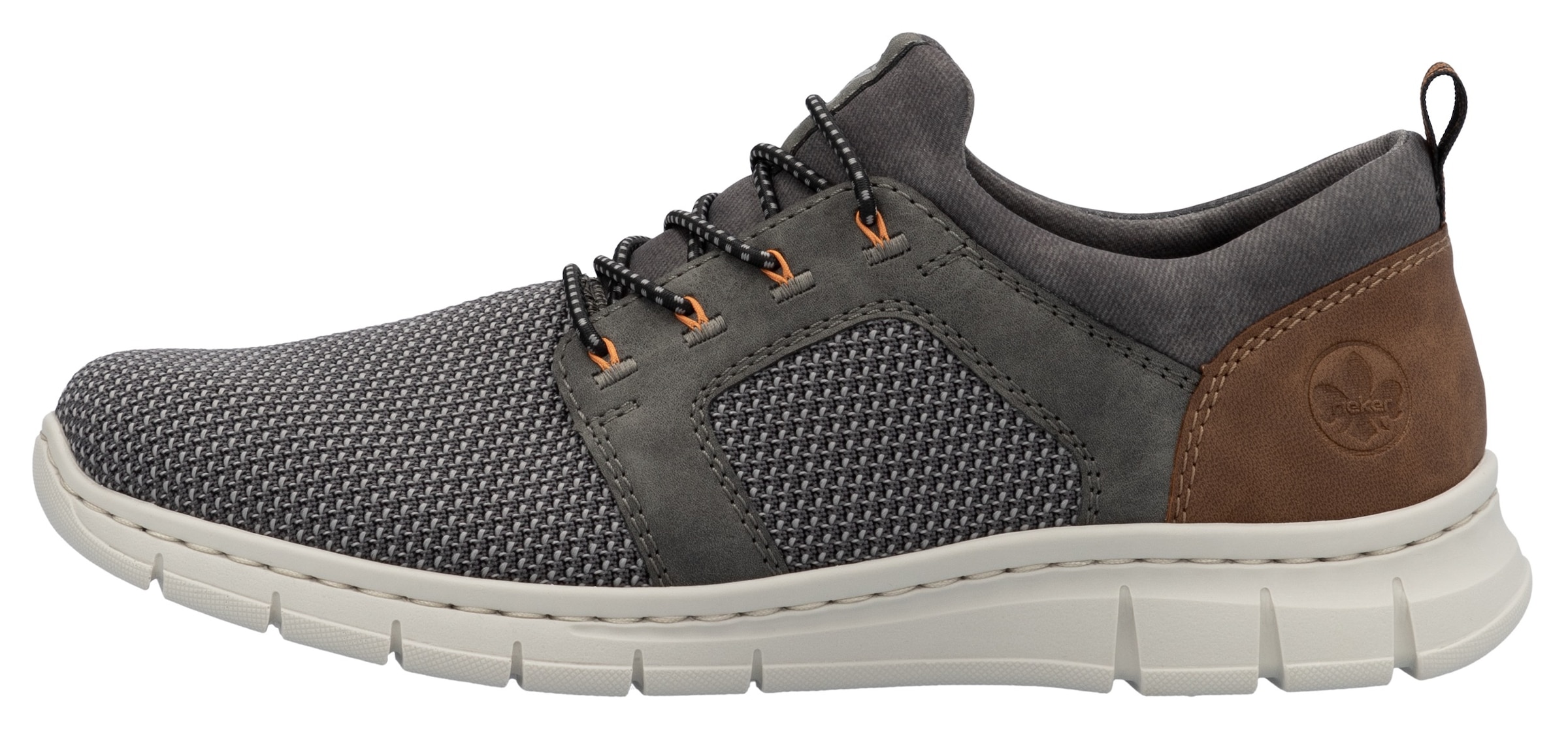 Rieker Slip-On Sneaker, Schlupfschuh, Halbschuh, Freizeitschuh mit Gummizug, zum Schlupfen