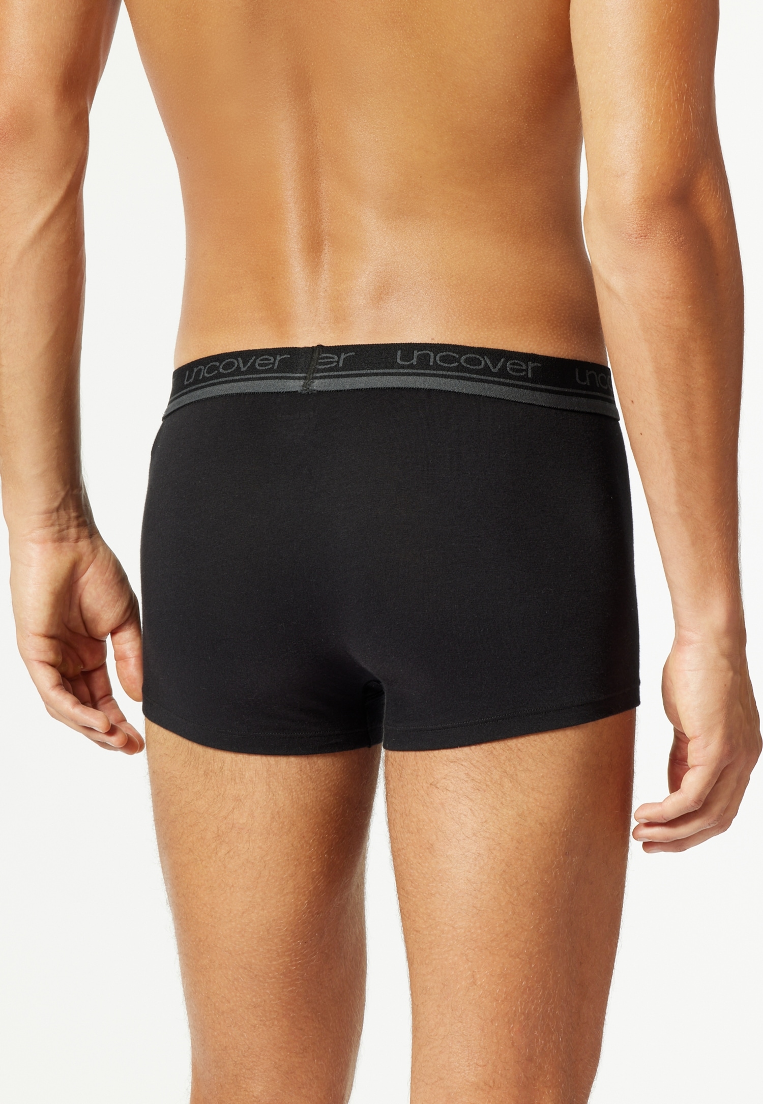 uncover by SCHIESSER Boxer »Uncover Cotton« 2er Pack,  Logo-Bund, elastisch, ohne Eingriff, perfekter Sitz